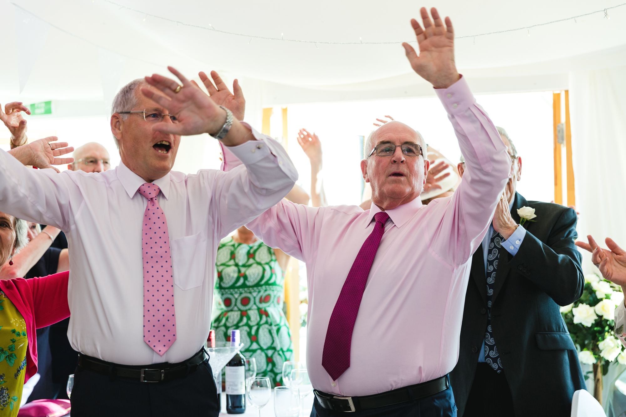 wedding party at Ridgeway golf club, thorn hill