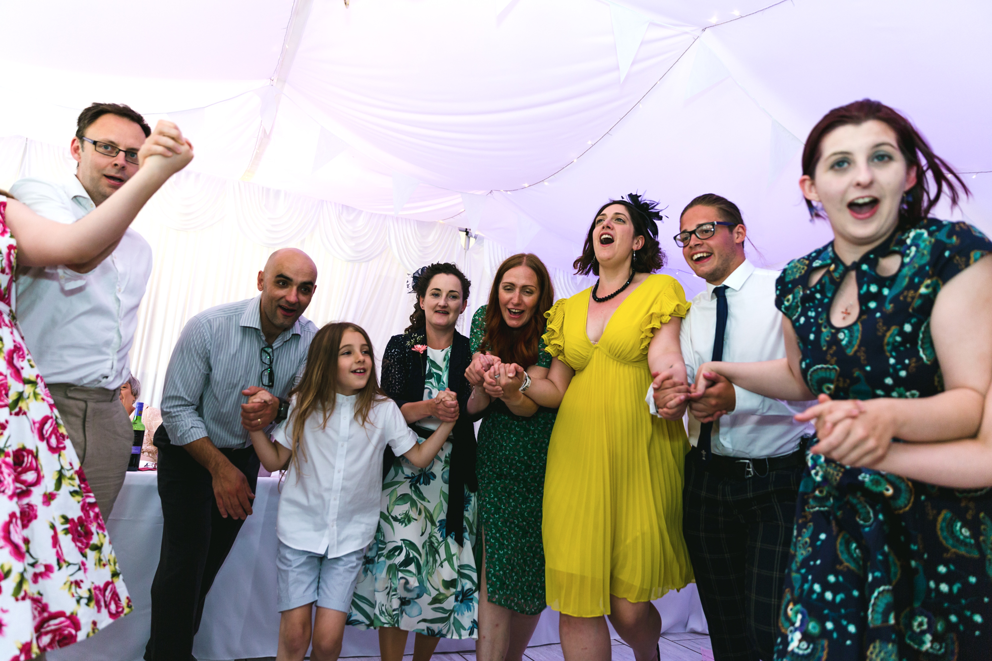 Hoki Coki first dance at Ridgeway Golf club, Caerphilly mountain