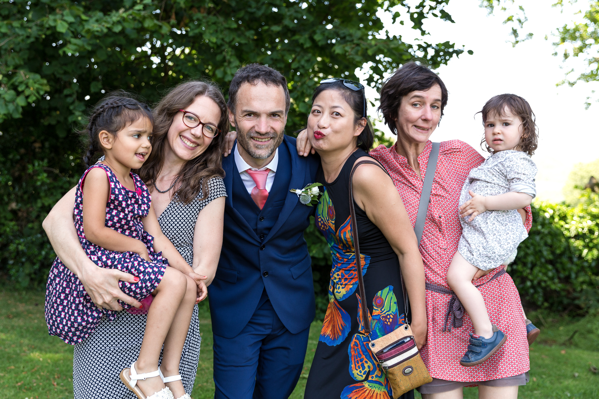 Groom and his friends at Llechwen Hall wedding
