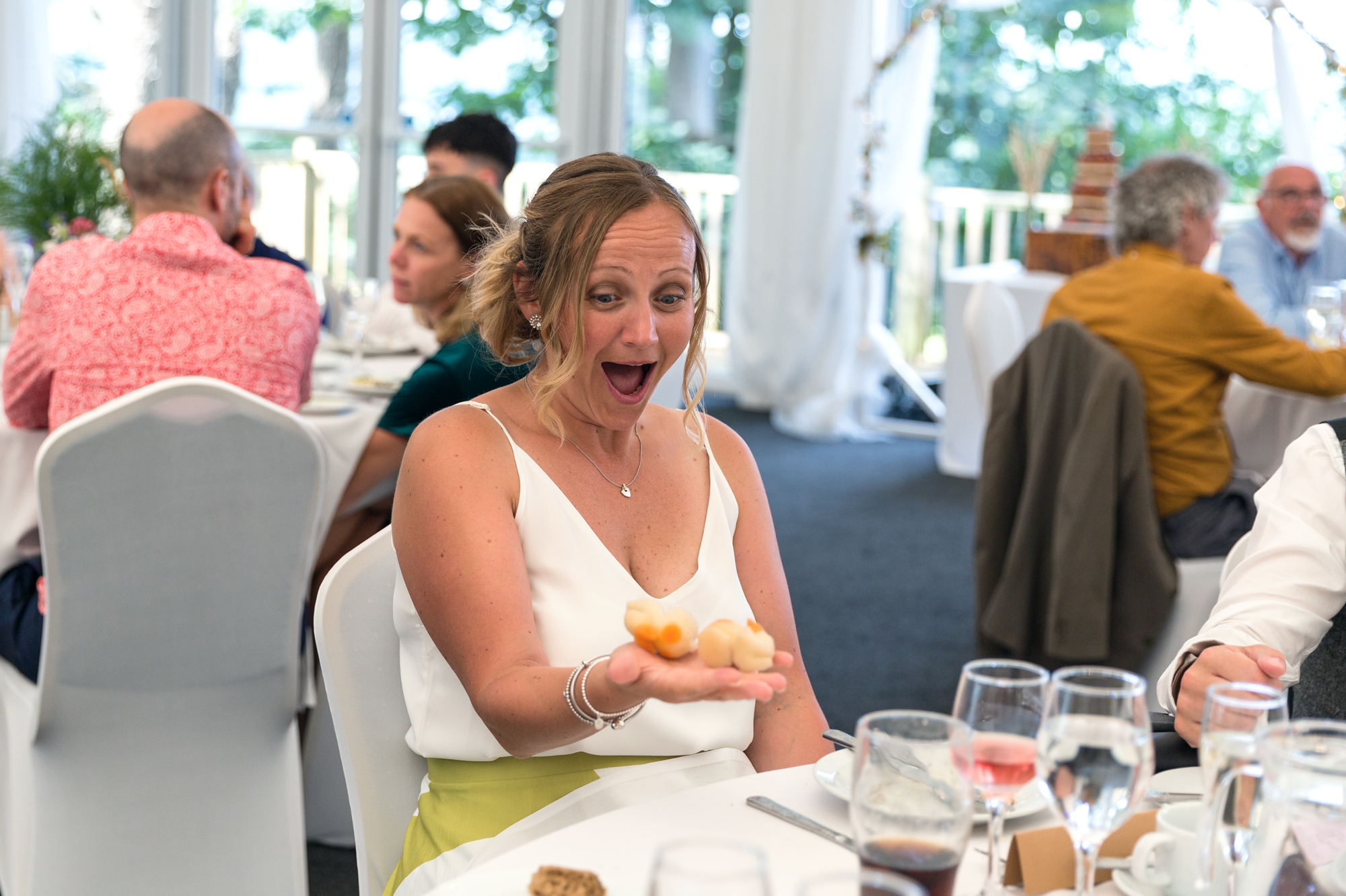 magic at llechwen hall wedding reception