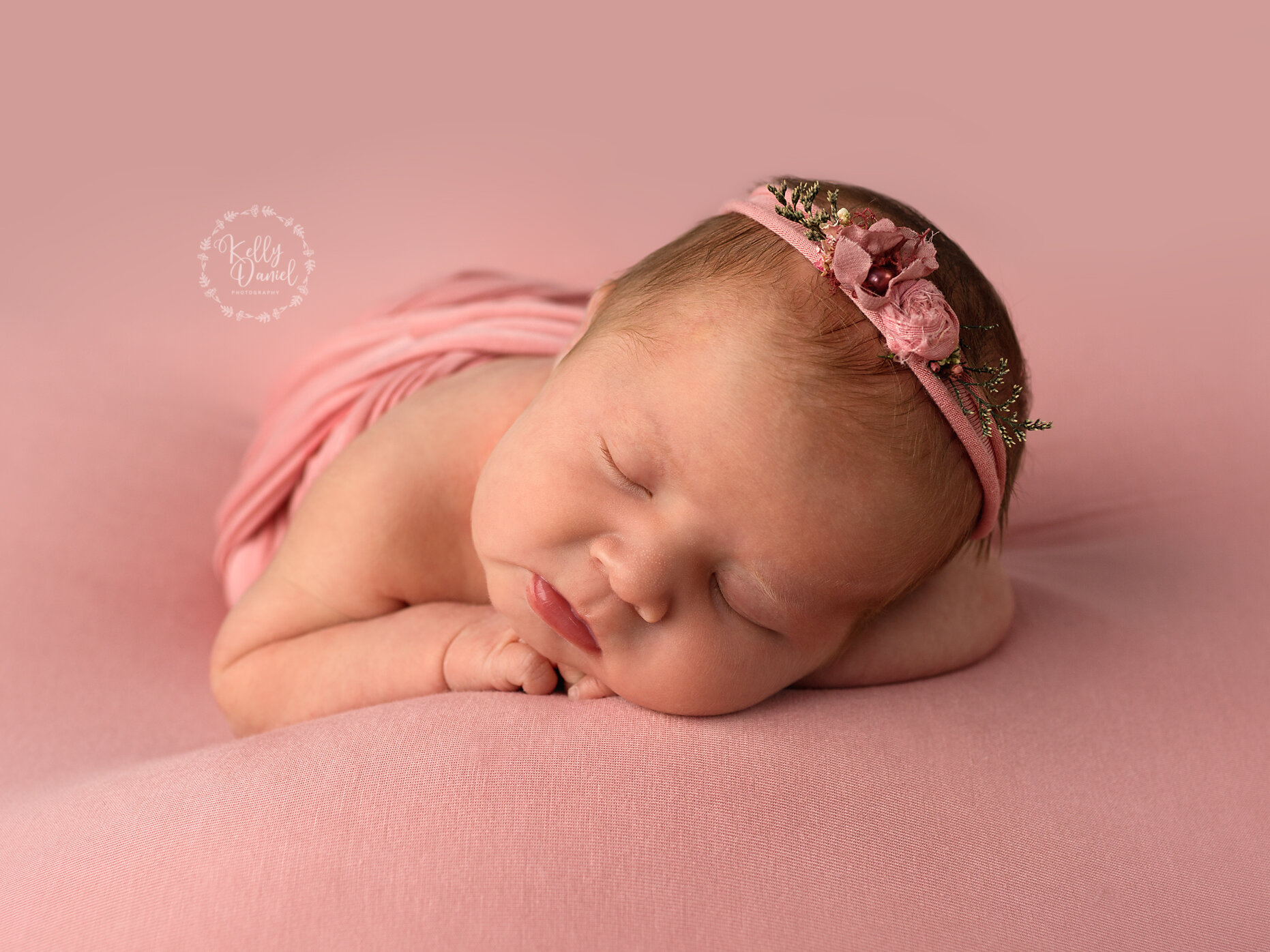 pink newborn photographer, caerphilly, south wales