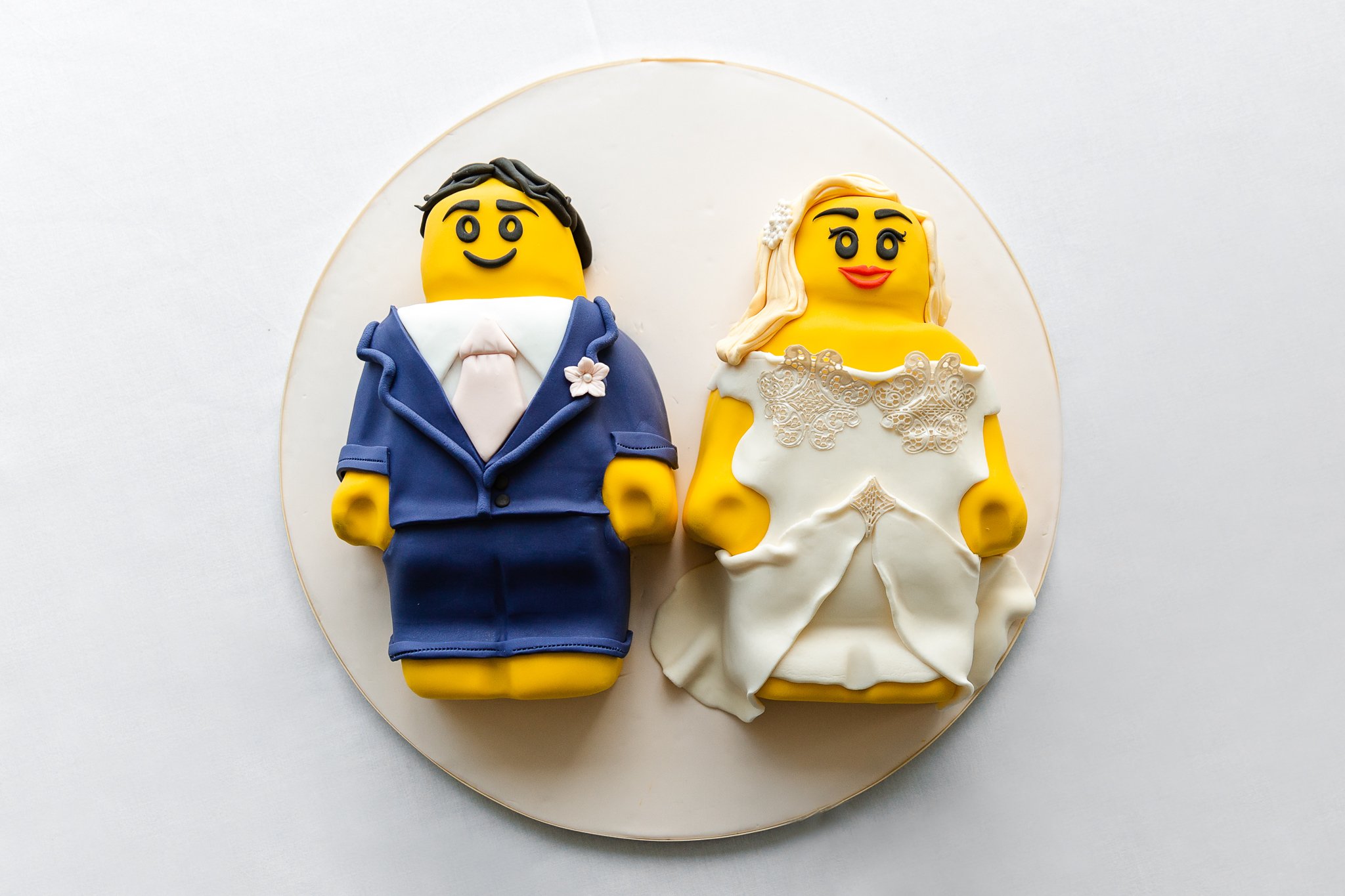 lego cake at cardiff bay wedding st davids hotel vocco
