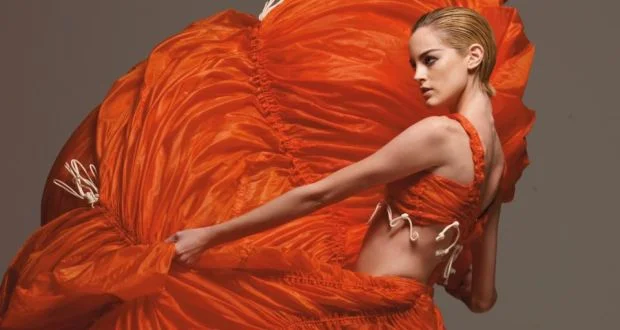 Norma Kamali parachute dress, 1974