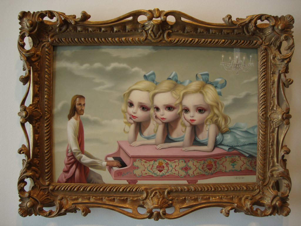 Mark Ryden 'The Piano Man (#94)' 2010, image Juliana Restrepo