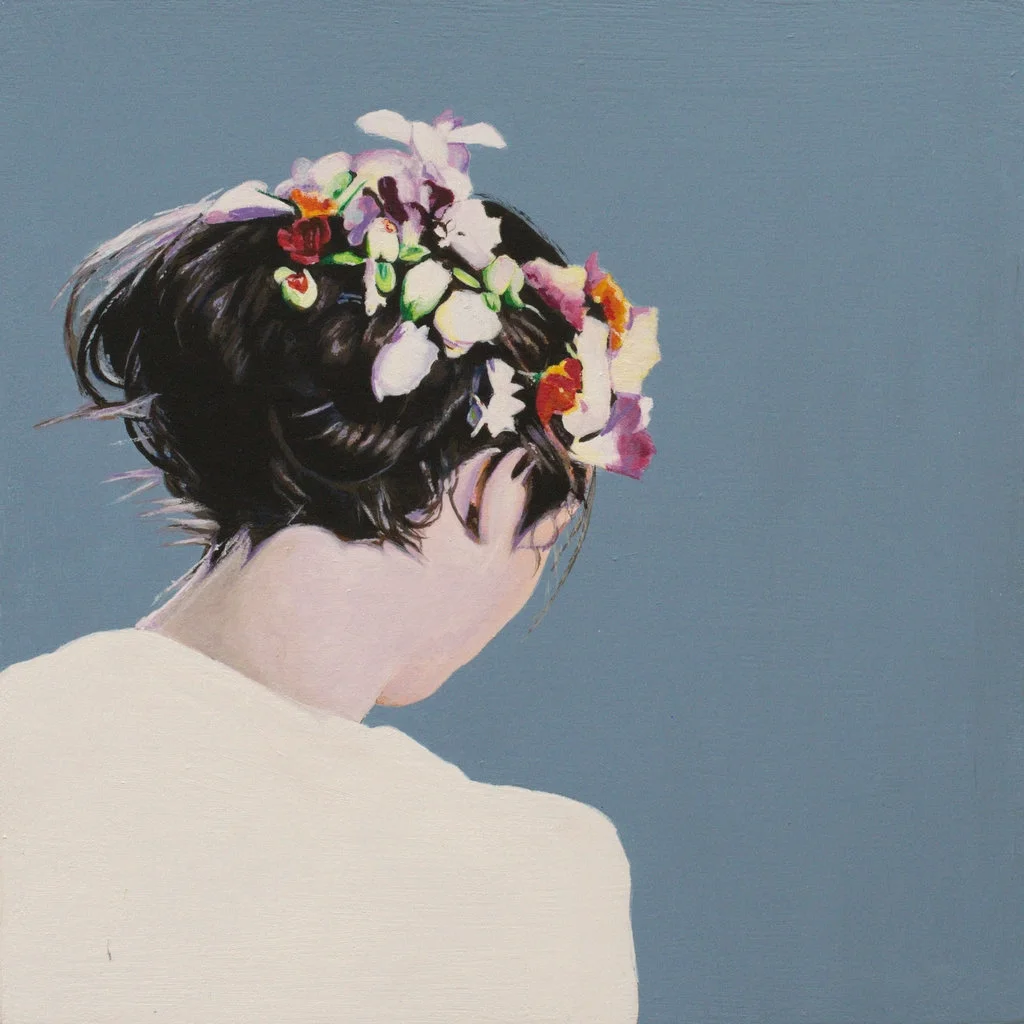 Honey & Milk II, acrylic on board, 254 x 254 mm (2016)