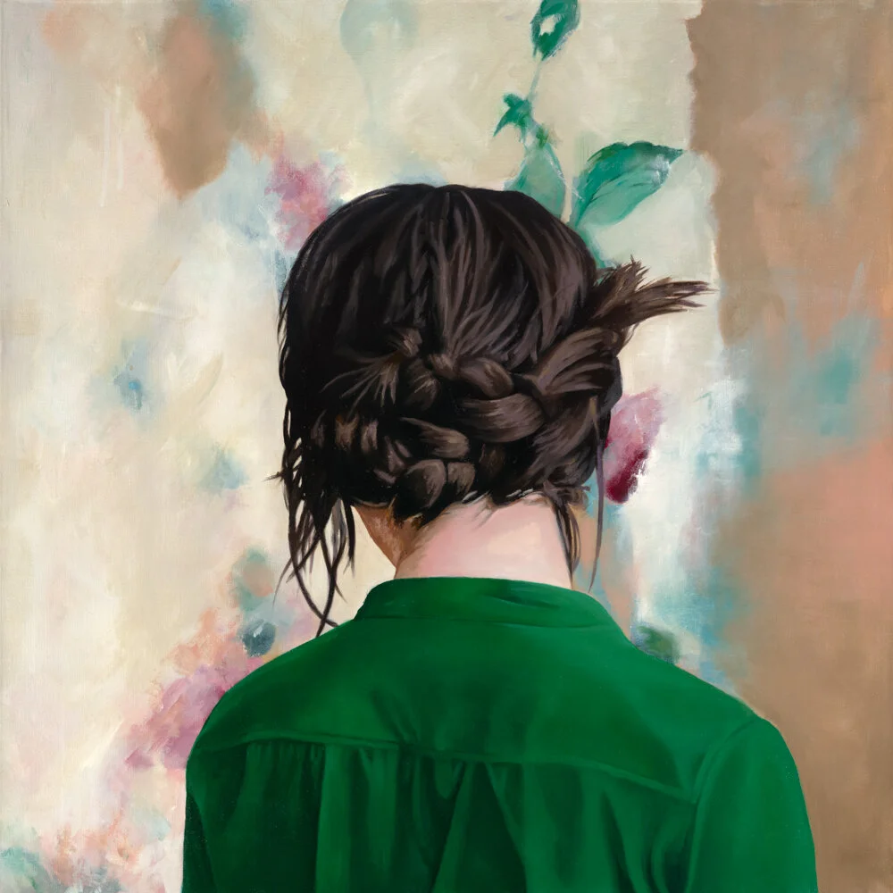 Halcyon Days (Rose), oil on linen, 80cm x 80cm