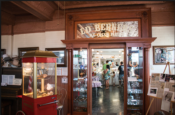 Ed Berner’s Ice Cream Parlor at the Washington House