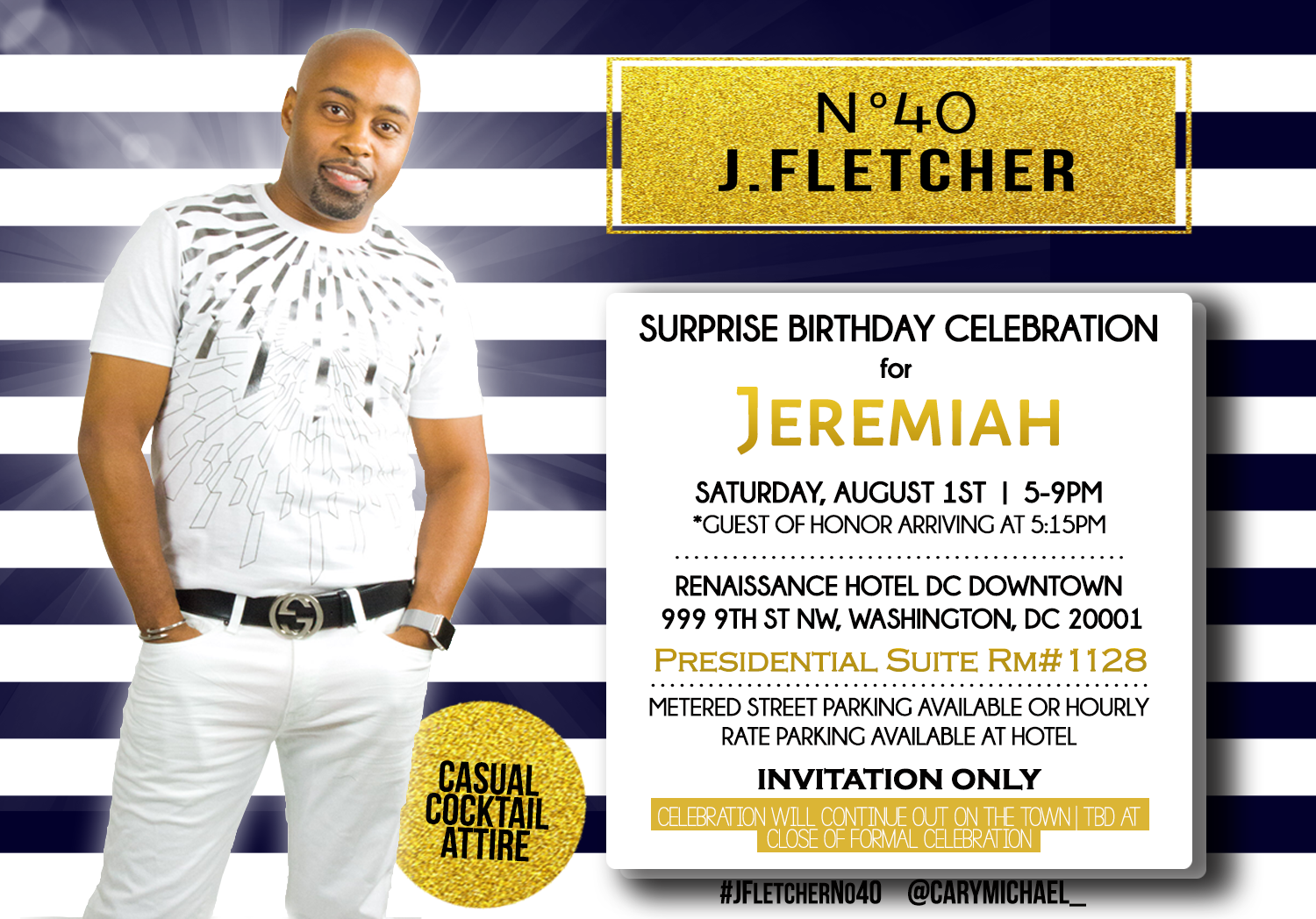 "JFletcherNo40" Invitation