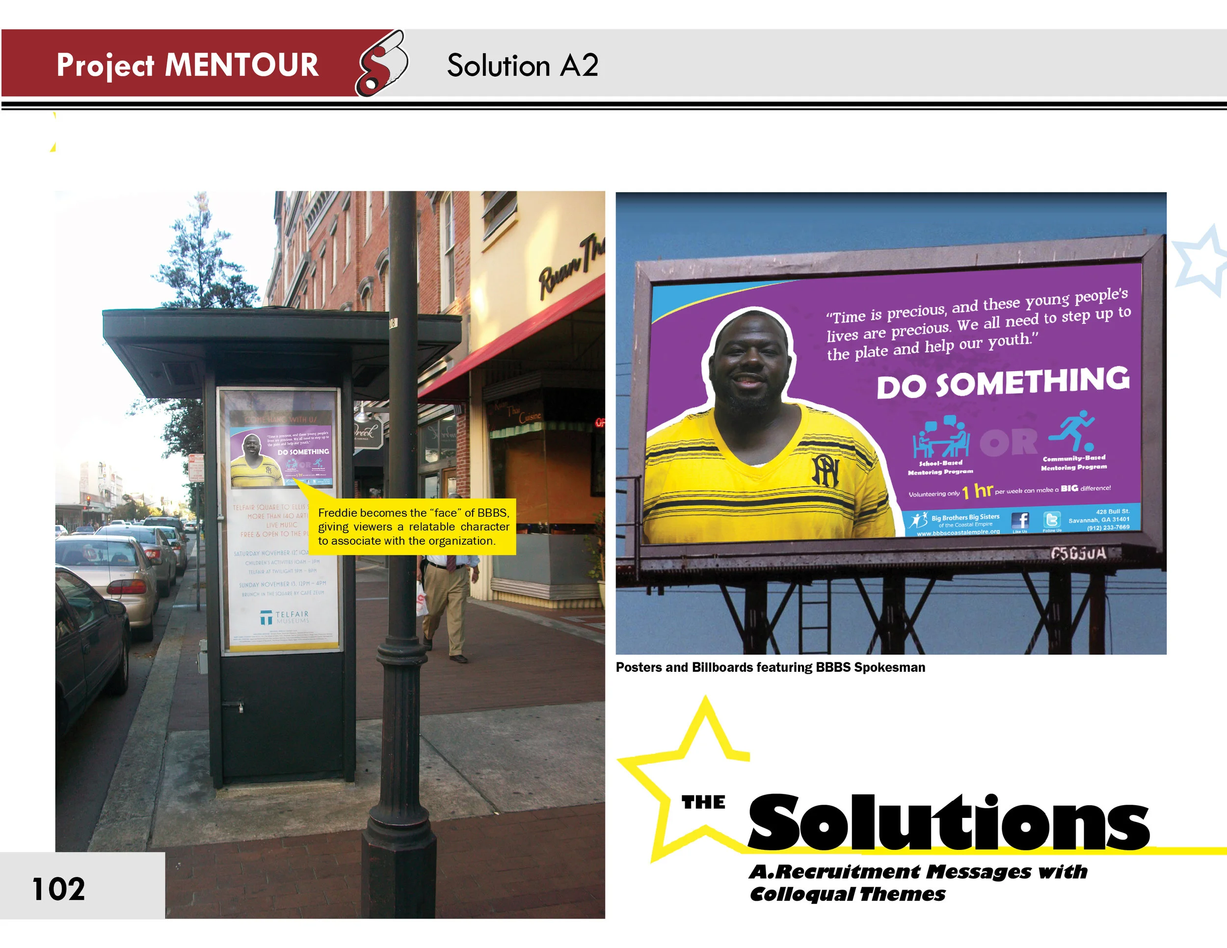 As a substitute for the lack of male staff members, Mr. Freddie Curtis will now serve as the face of big brothers big sisters. A former cocaine addict, Freddie has completed a drug rehabilitation program, accepted Christ as his Lord and Savior and is currently studying Business Administration at South University in Savannah, GA. With an inspiring story to share, Freddie effectively conveys the role of a mentor through print media and YouTube video postings. Freddie’s testimonials will aim to impart wisdom and knowledge into those men who have been subject to similar life experiences, and encourage those men who feel inadequate and incapable of seeing themselves as mentors. After witnessing Freddie and becoming familiar with his character, one would be able to associate him with BBBS, and possibly see themselves in his shoes. Example YouTube video commercial below: