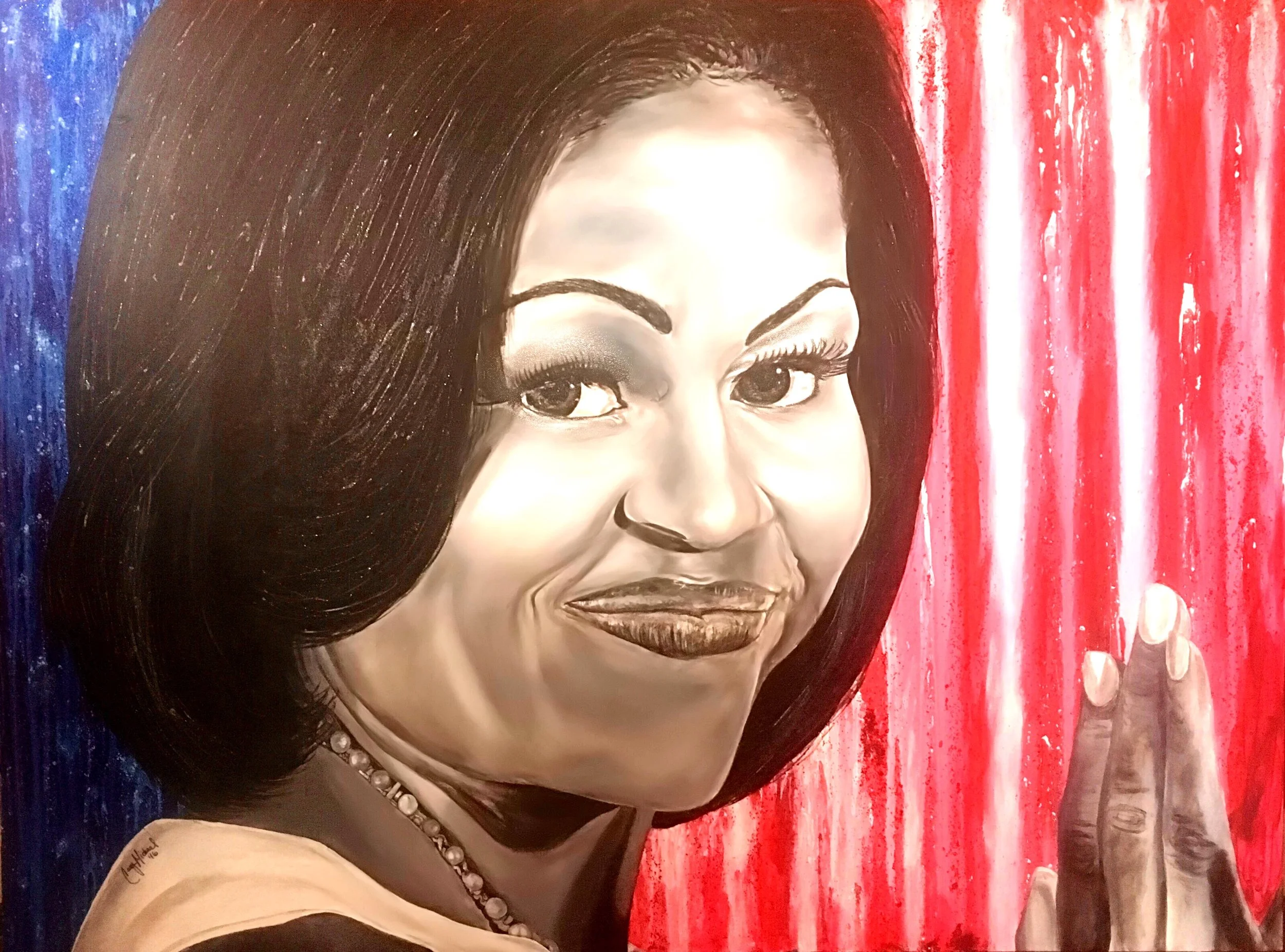 Mrs. Obama Out 11x17 Print