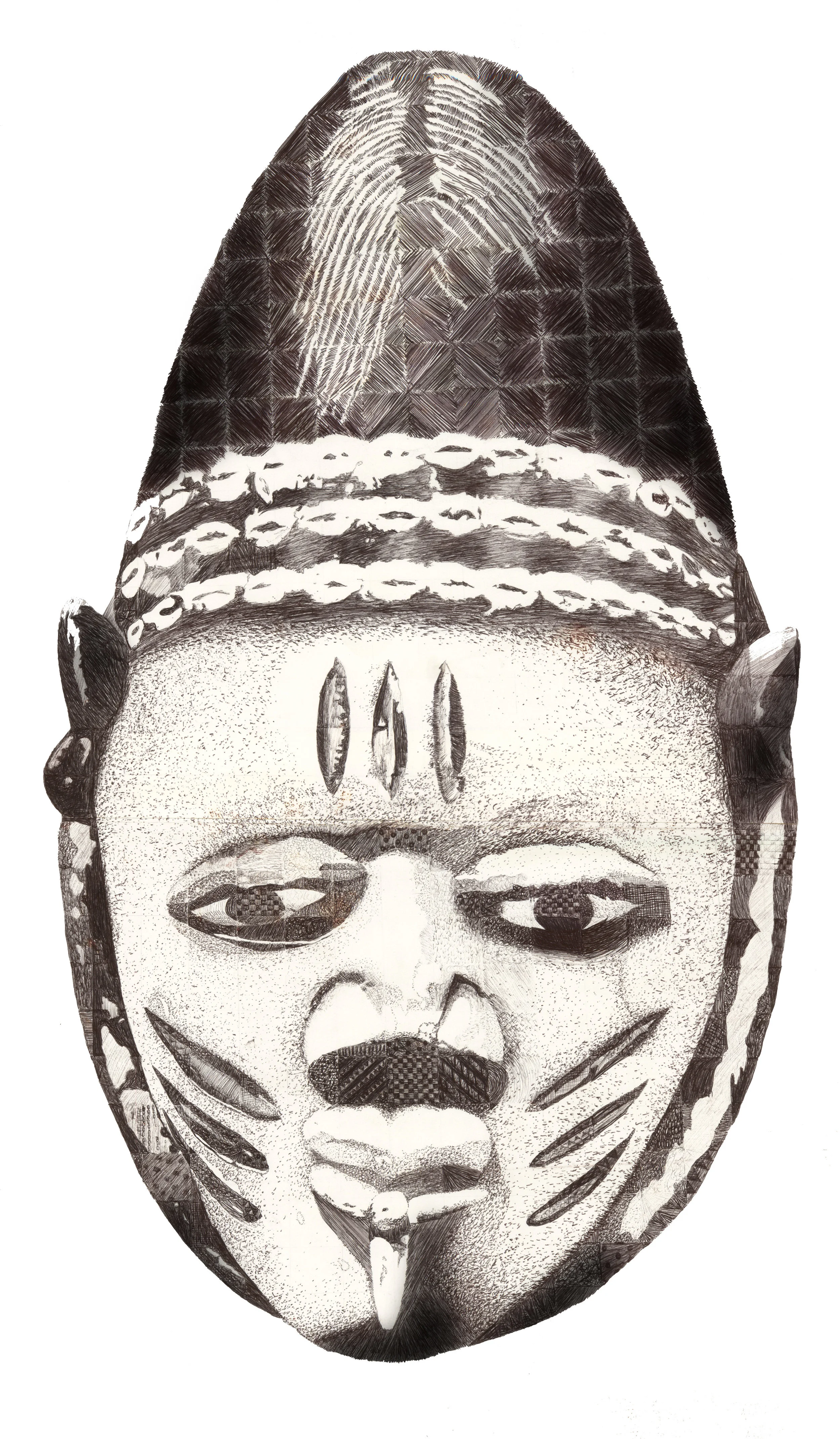 Nigerian Mask 11 x 17 Print