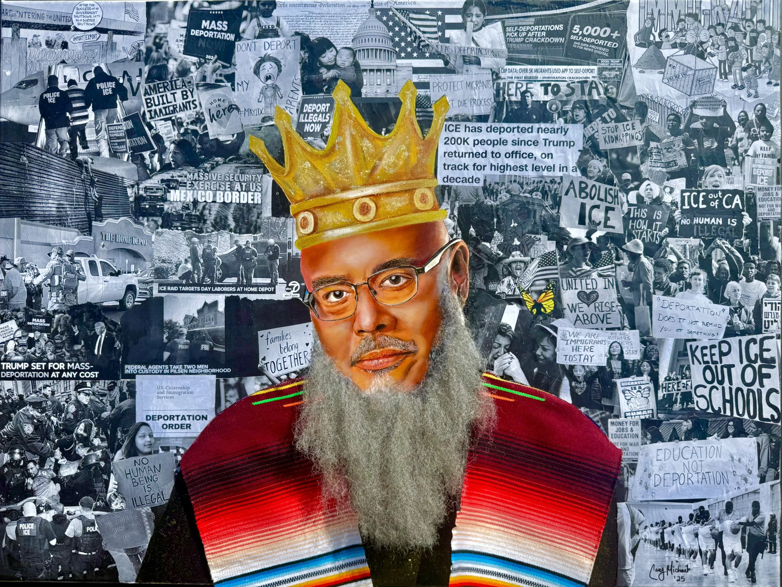 "M.A.G.A! - Mexicans Ain't Going Anywhere!"