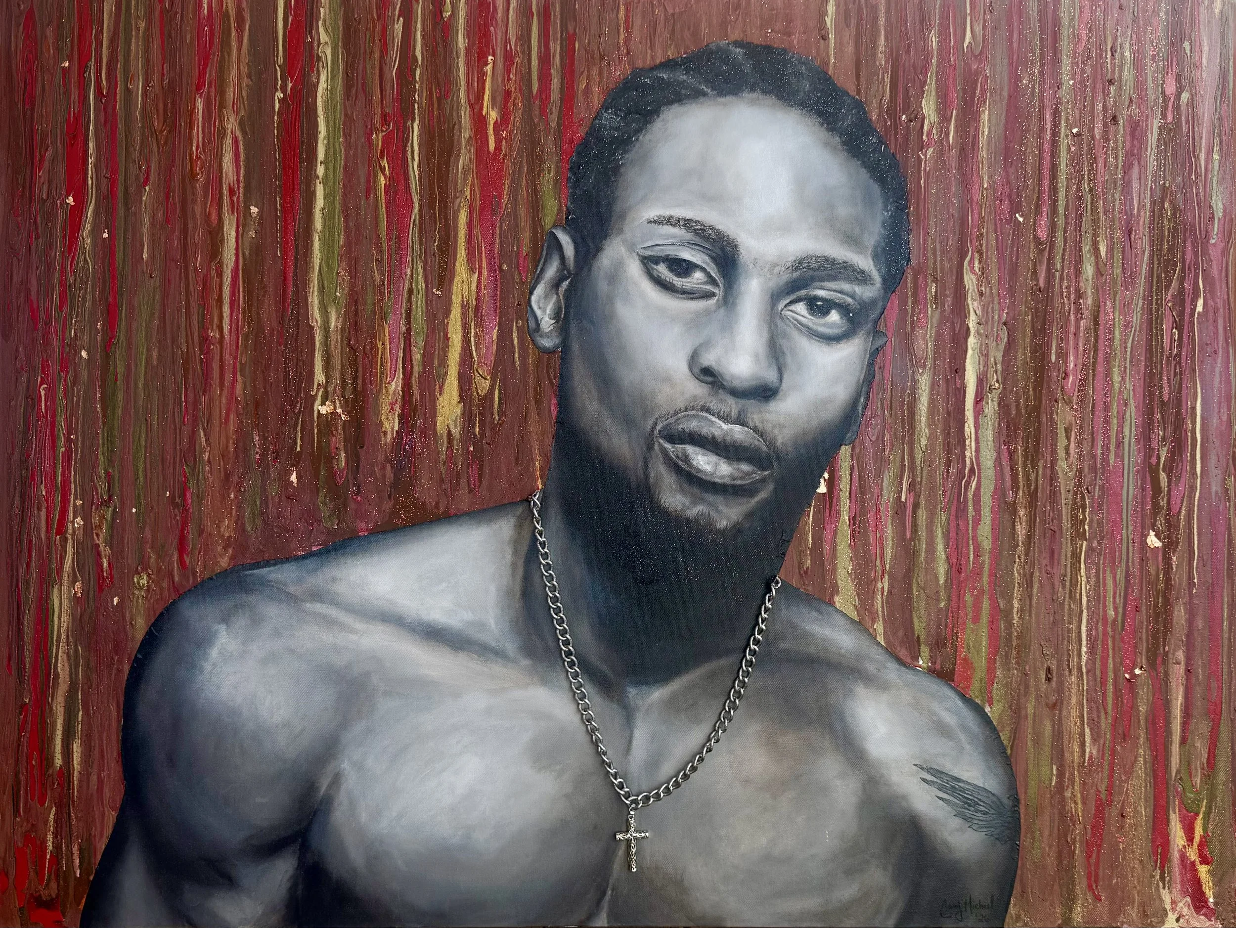 unTITLED (How Does It Feel) 36x48 Original