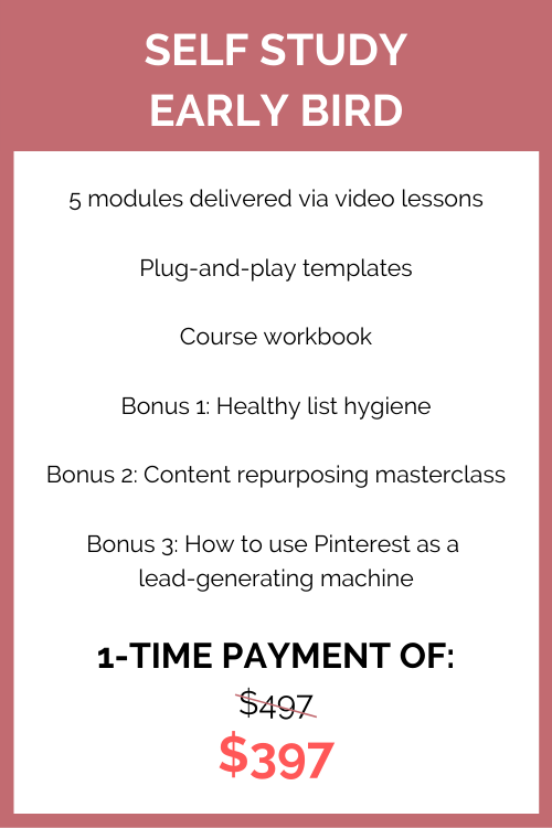 Self-study early bird