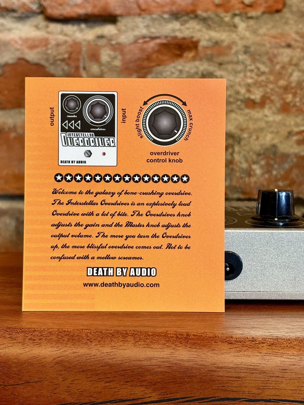 Death By Audio Interstellar Overdriver — Ground Floor Guitar