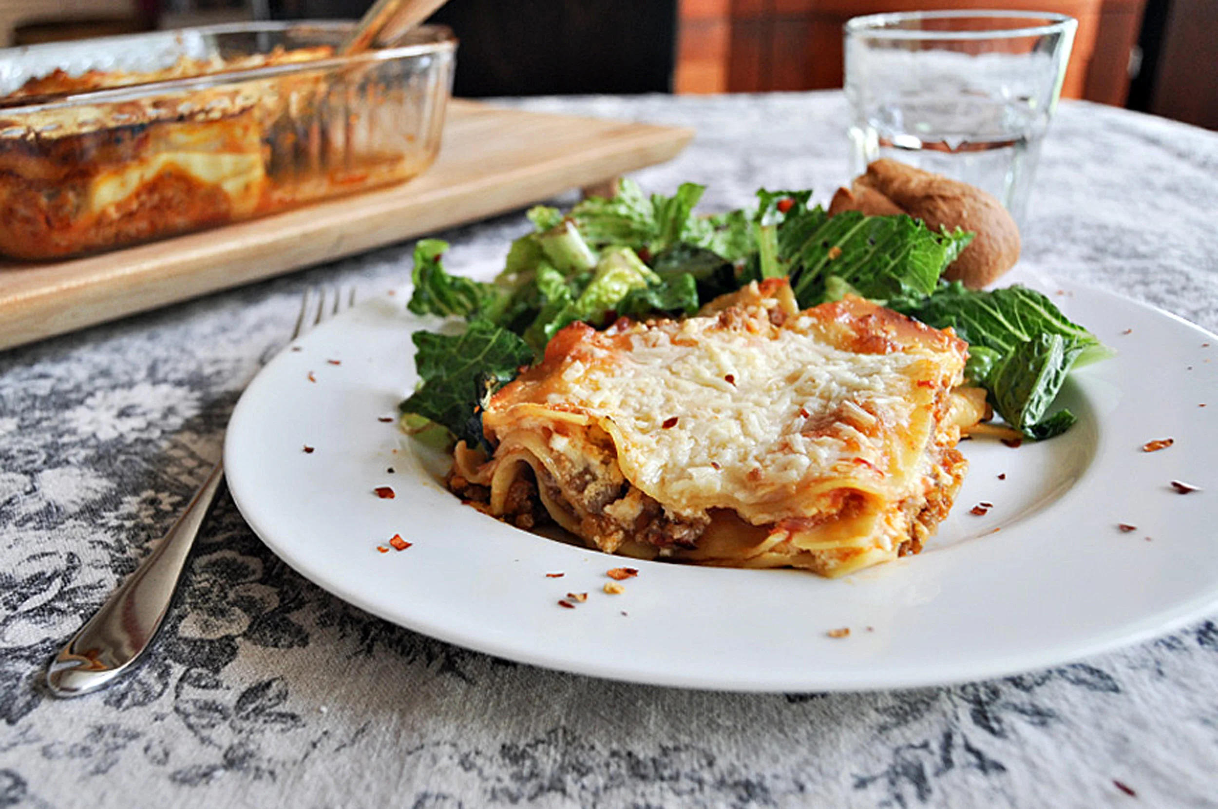 Back on schedule for fall: The easiest lasagna the kids will actually eat.