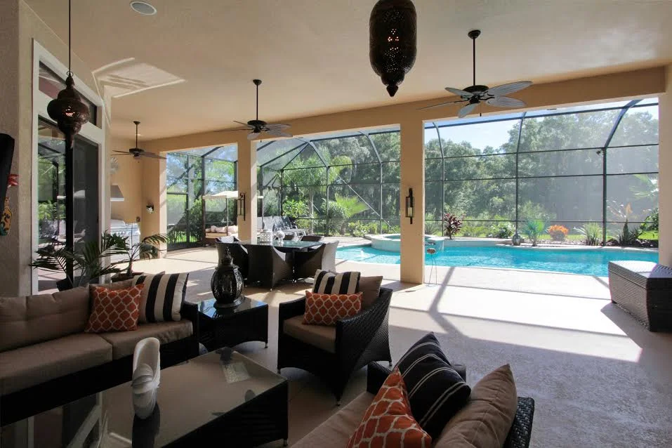 Mixing multiple colors and patterns with the pillows adds a fun color splash.
