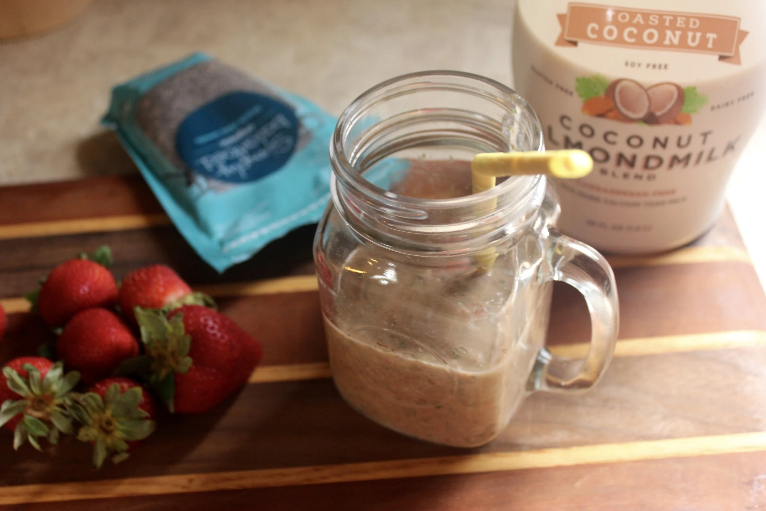 Strawberry Fiber Smoothie