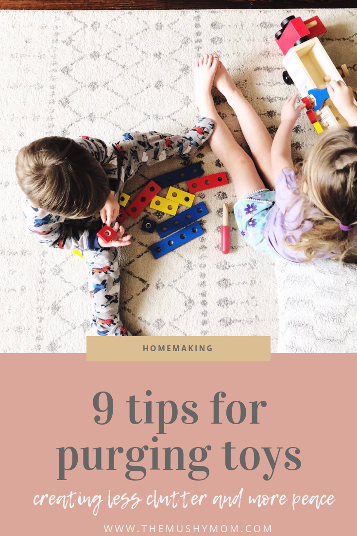 9 Tips for Purging Your Kid's toys