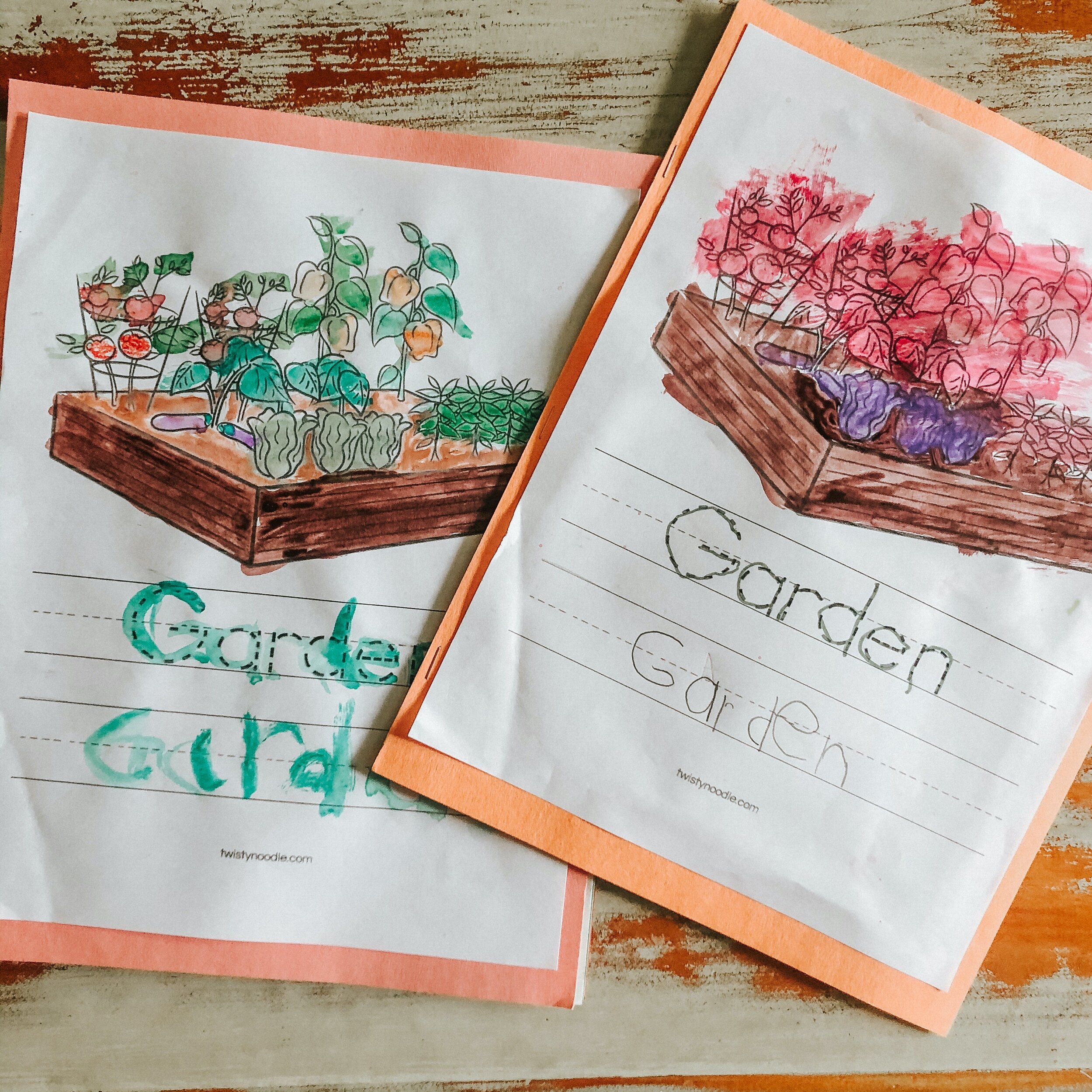 Kid's Garden Journal Activity — The Mushy Mom's Fiat