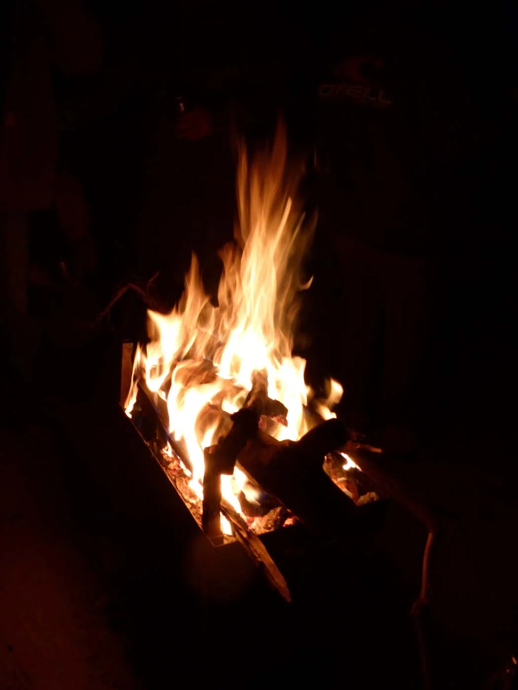 Nighttime Campfire