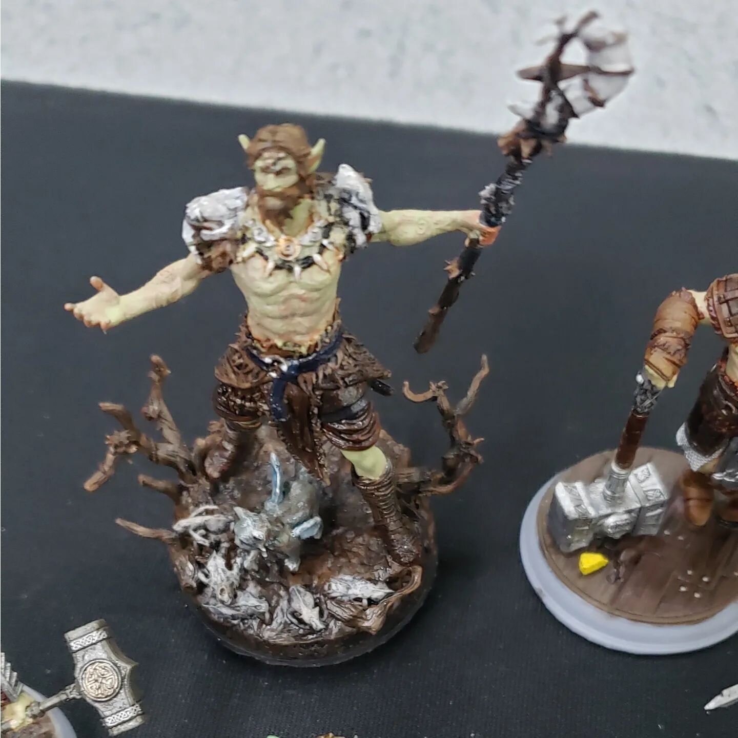 I have been playing d&amp;d for quite a long time. I couldnt find a group to play with as a kid but, my best friend showed me the ropes 15 years ago (maybe more). I have really enjoyed painting minis to add to the d&amp;d group. I paint alot of minis