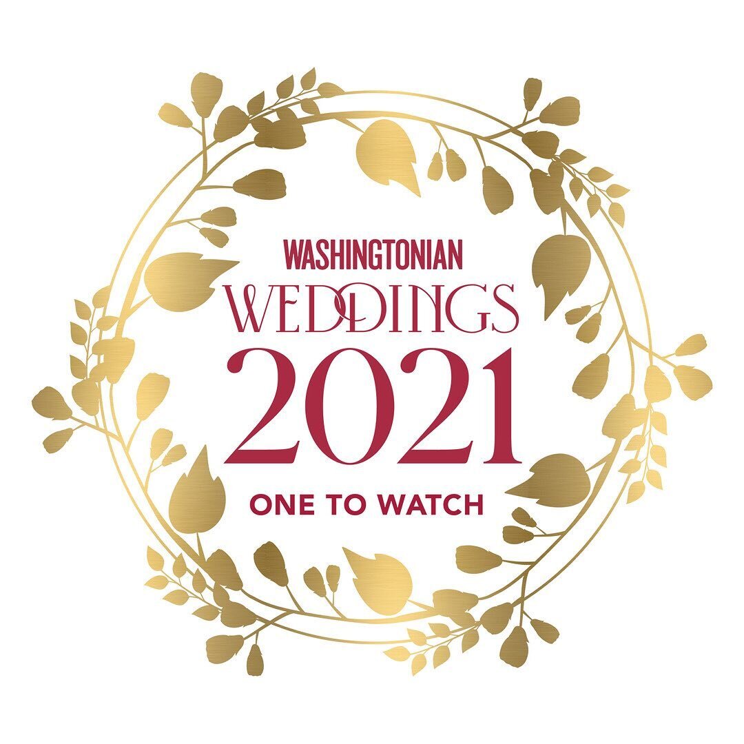 It&rsquo;s really exciting to have been nominated &ldquo;One to Watch,&rdquo; by @washingtonianweddings in 2020 and 2021. When I found out in December of 2019, Hani and I rushed to the nearest Whole Foods in the rain, and I started crying as soon as 