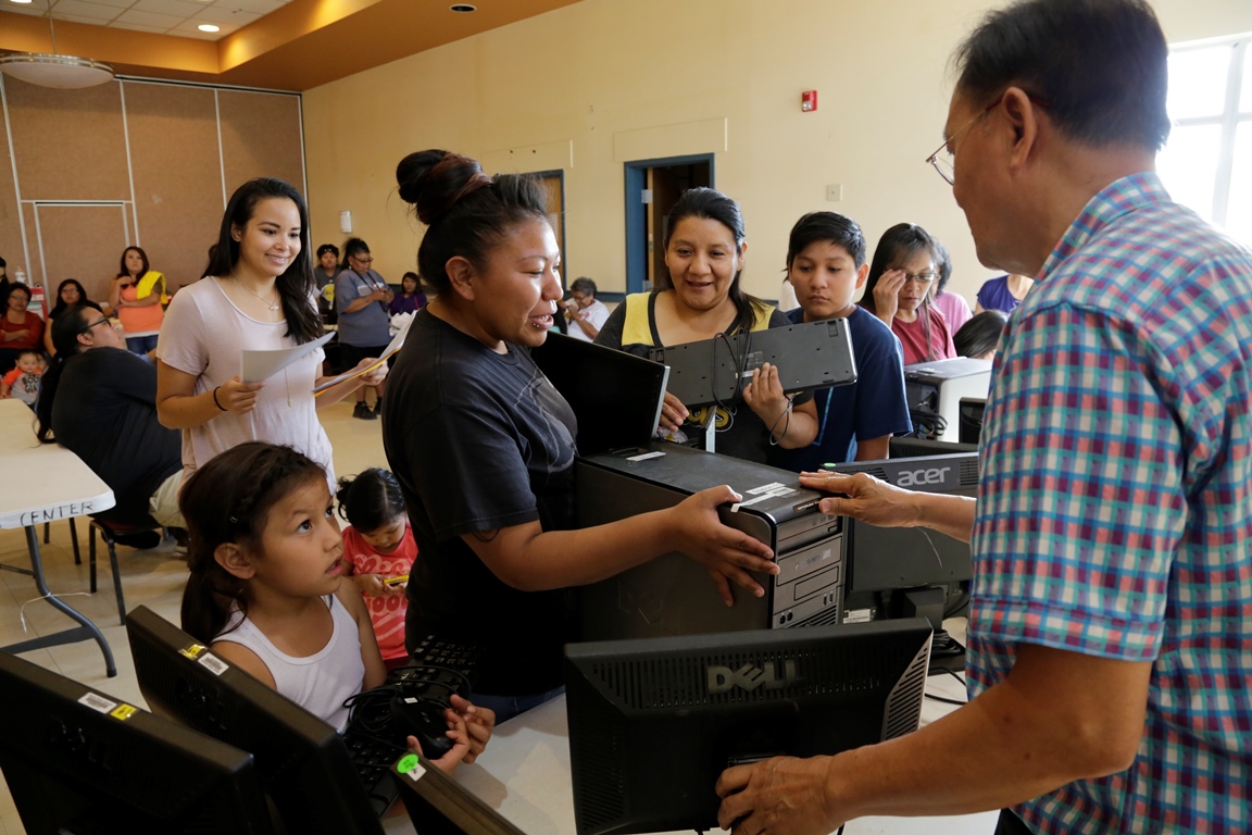 Jimmy Yip Ute Mountain Ute Families Computer Distribution.jpg