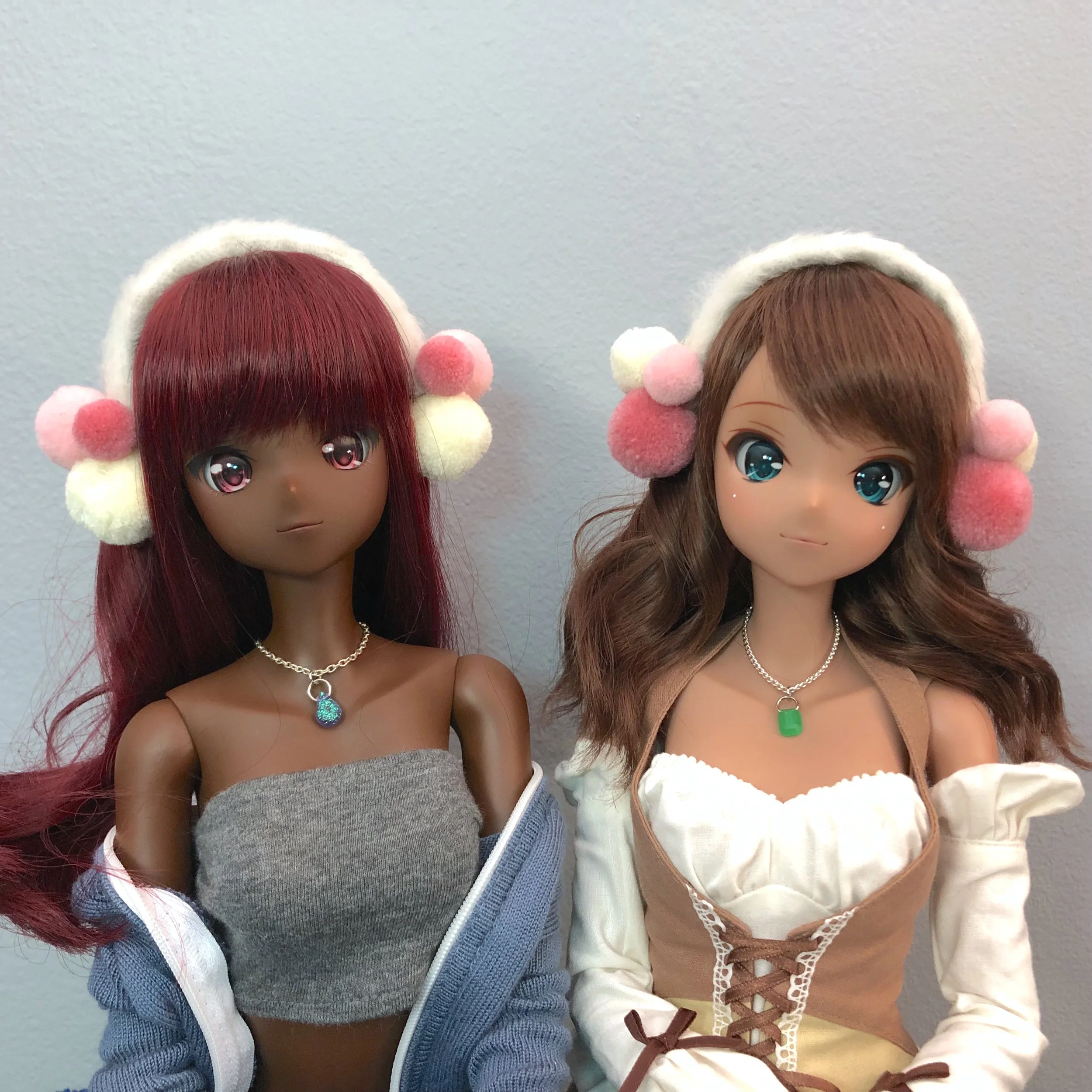 RESERVED Smartdoll Fuzzy Muff Club Ear Muffs TriPom Medium