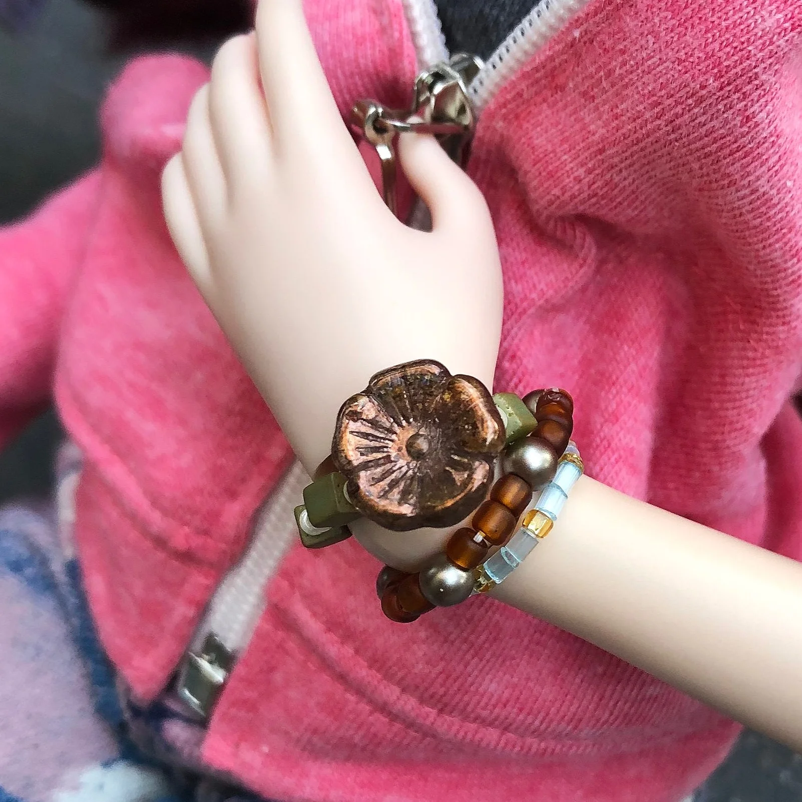 Smart Doll Bronze Flower Garden Set