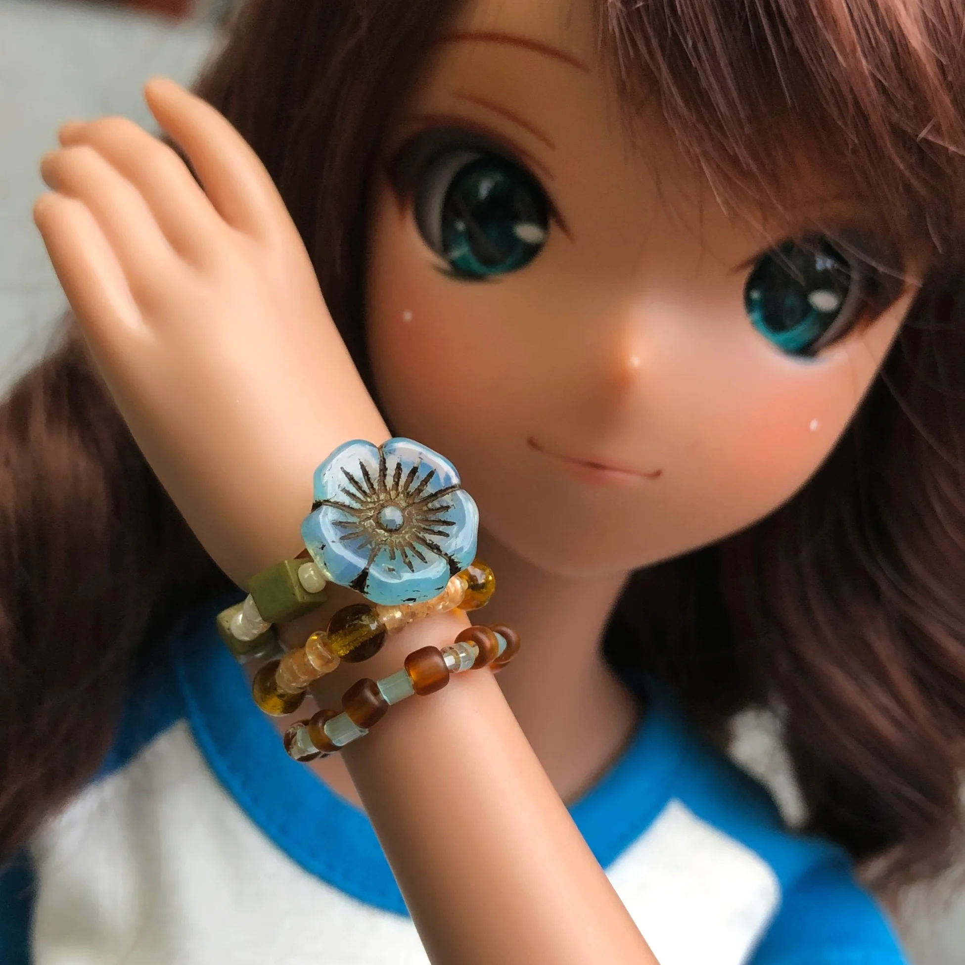 Smart Doll Blue Flower Garden Set