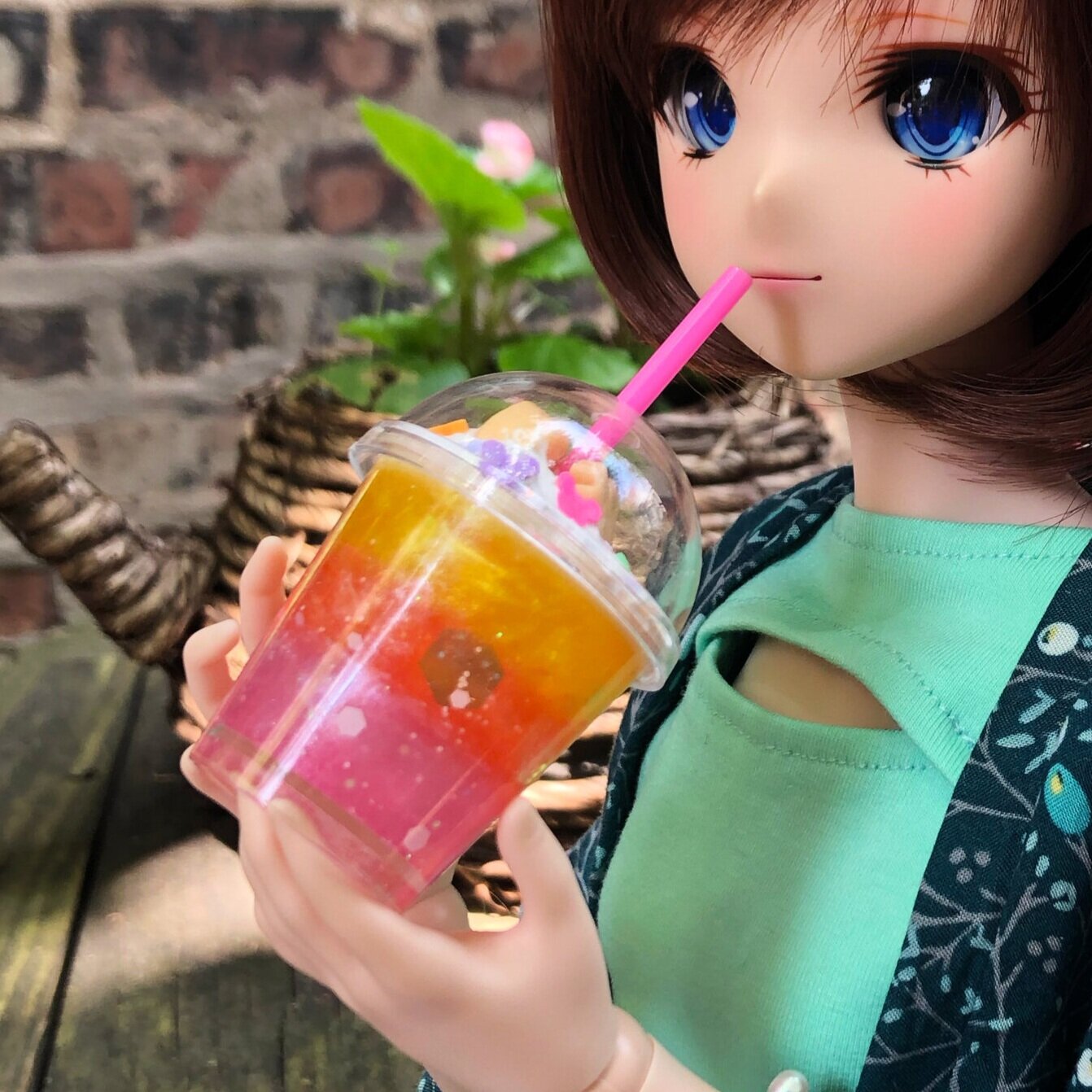 Sunset Celebration Fantasy Drink Hand Made Resin