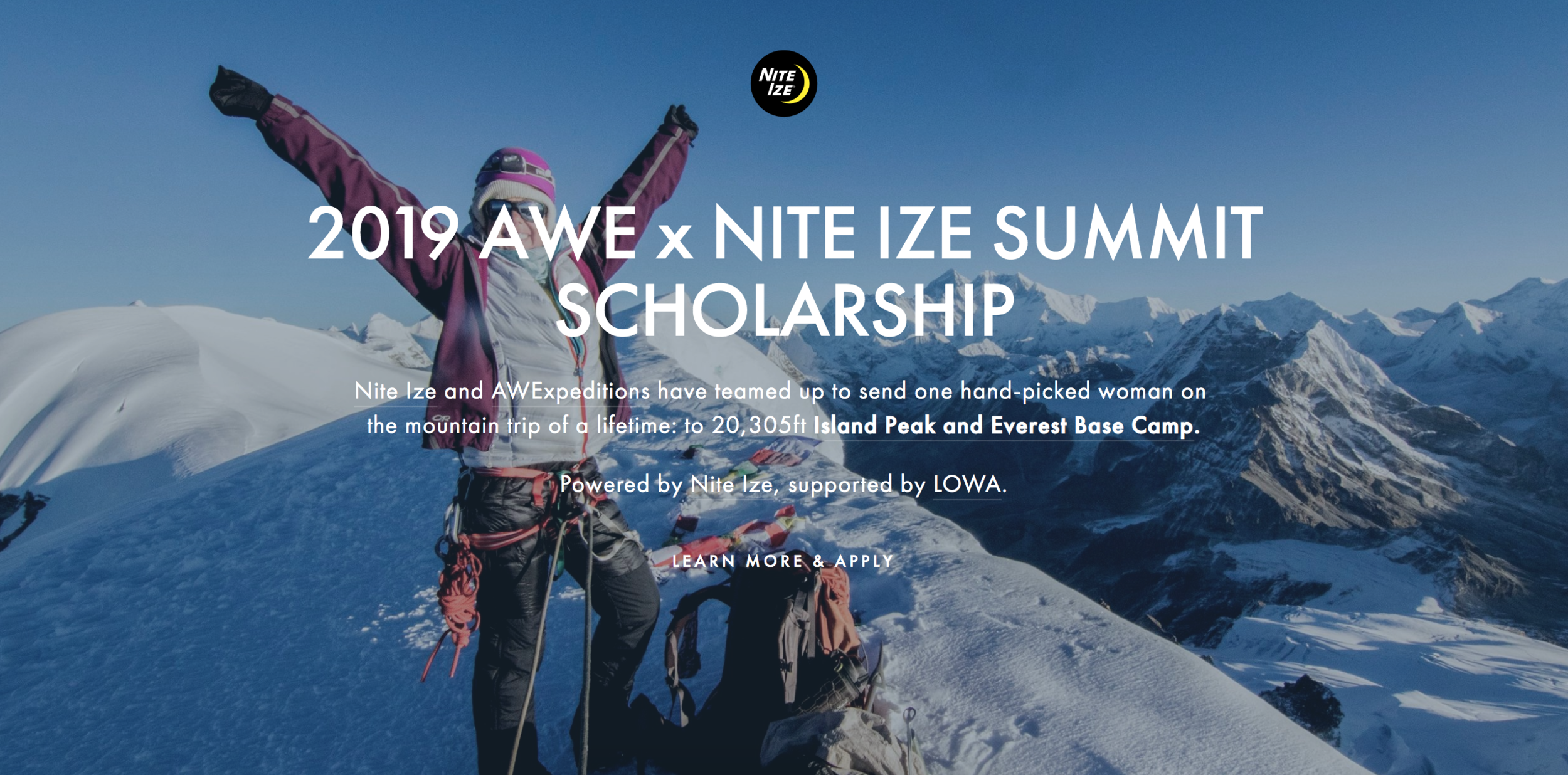AWE x Nite Ize Summit Scholarship