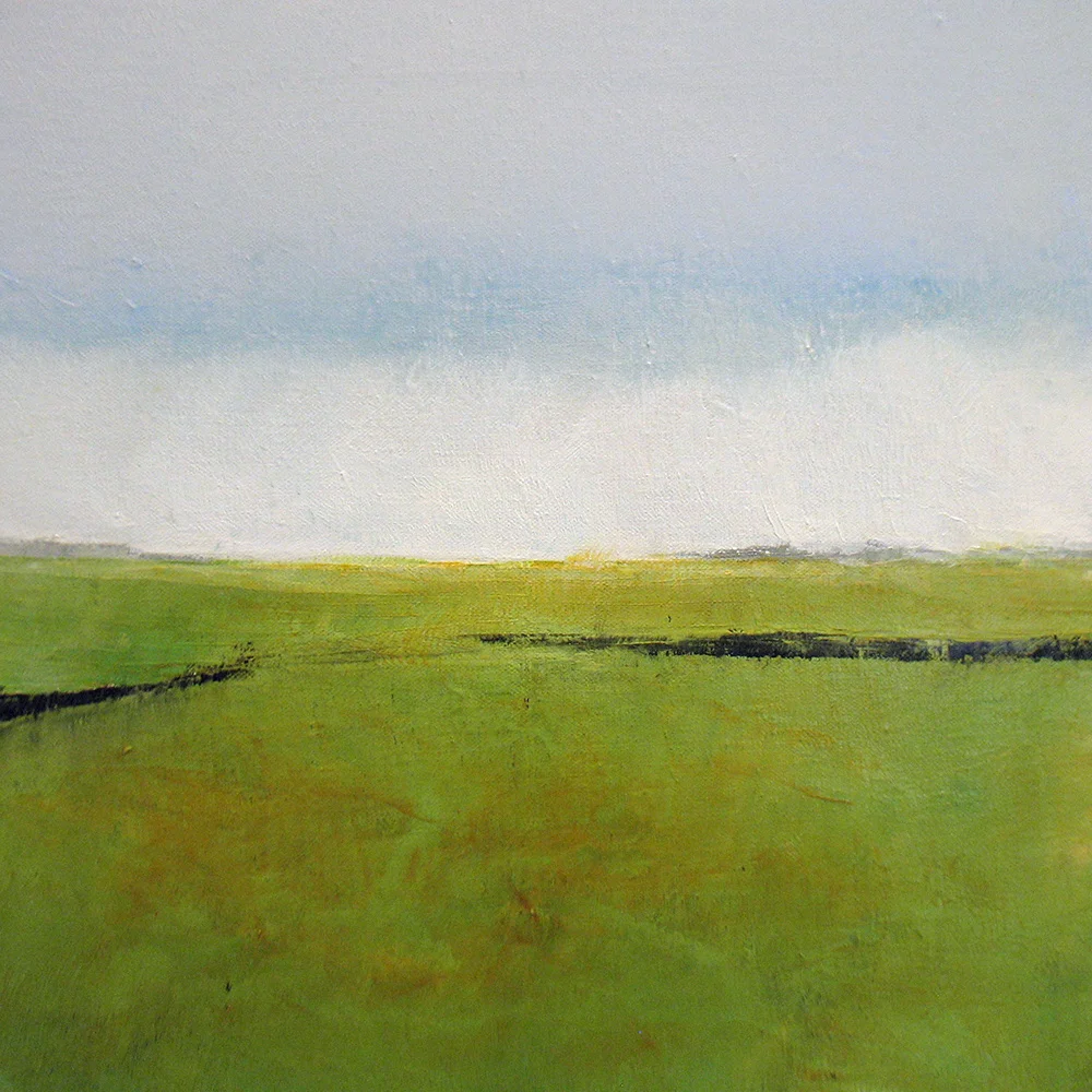 Out to Tybee, Oil and Encaustic