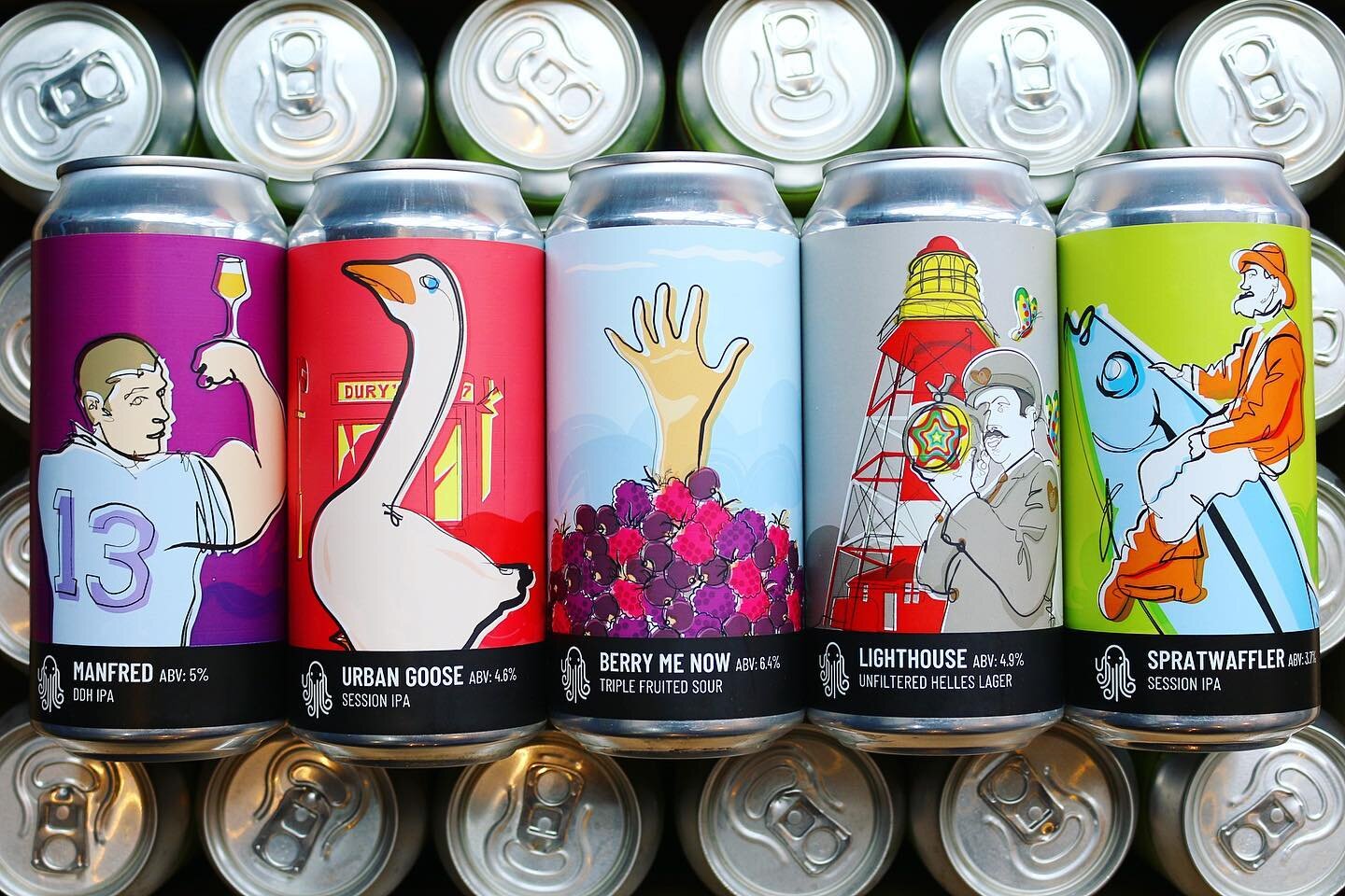 South Coast Suds! 🚢 We're thrilled to announce cult heroes Time &amp; Tide are back in full force, bringing their blend of accessible and outrageous, sluggable styles. Another bumper crop sees bestseller Spratwaffler return, alongside the crispy cle