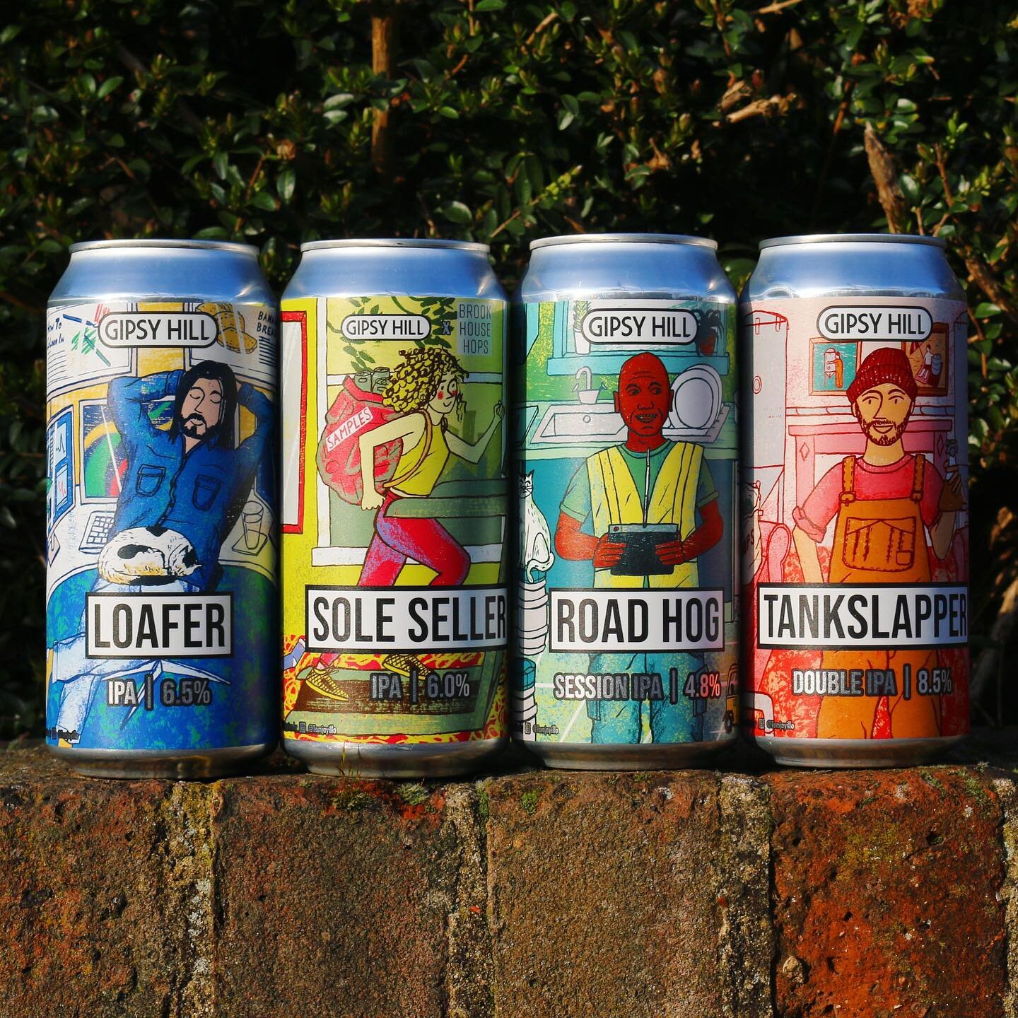 Gipsy Hill Spring A Juice Trap 🥤 It's been far too long without the South London hop-slingers in our lives, but thankfully we've just righted that wrong! With Tom Jay's impeccable designs in tow we've got a quartet of zoom-guzzling, fresh Spring spe