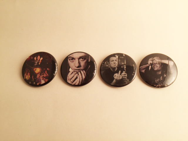 BUTTON SET OF 4- PUNK-FREE SHIPPING WITH CODE — bj papas