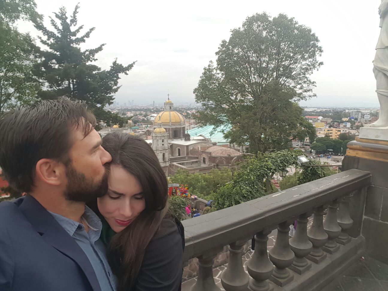 Shortly after this photo was taken, I threw up out the window of our Uber driver's car, and Kristian cleaned it up for me. #engagement