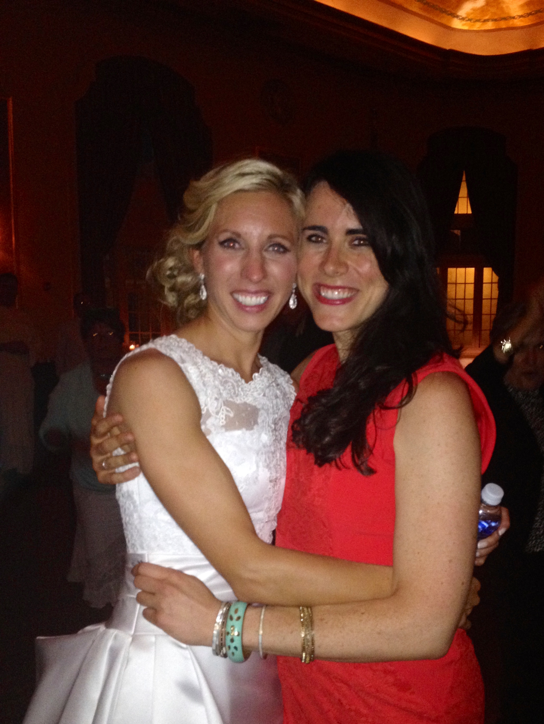 My dear friend Keri, who also got married in her 30s, and also married a set-up. 
