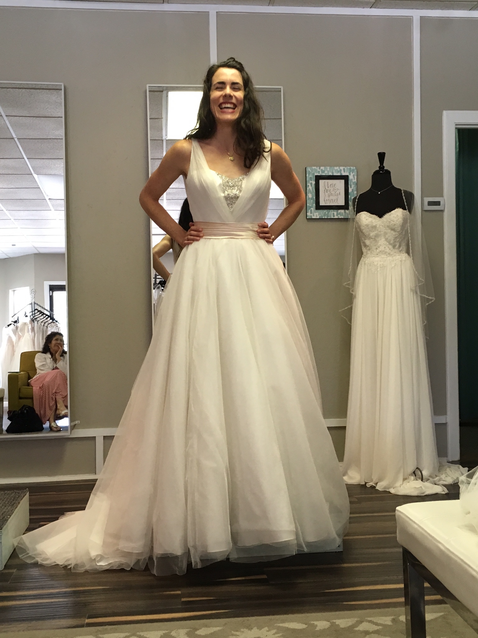 You can tell from my smile how great I felt in this dress. 