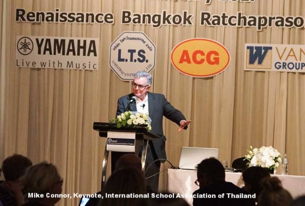 Mike Connor, Keynote, International School Association of Thailand