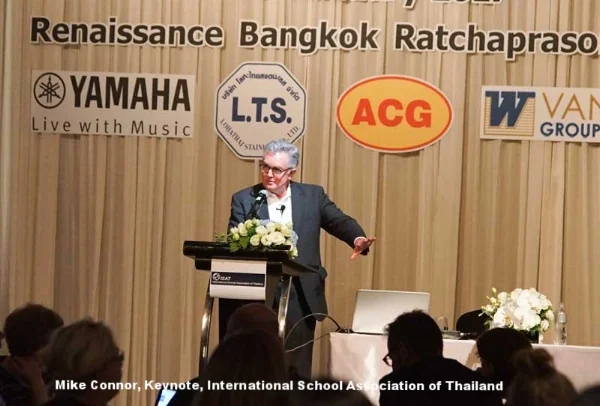 Mike Connor, Keynote, International School Association of Thailand