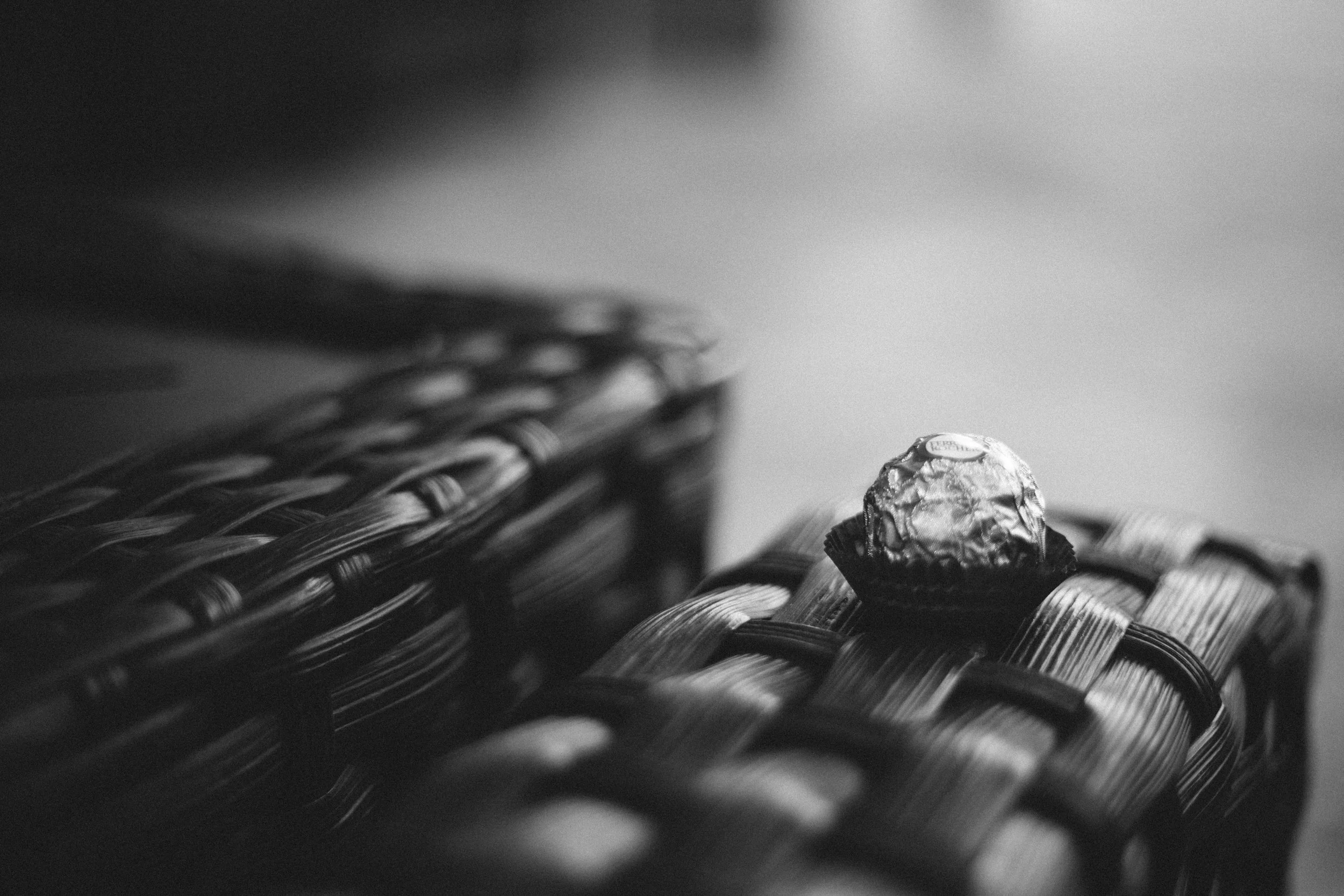 FERERRO ROCHER RESTING IN ITS WILD HABITAT