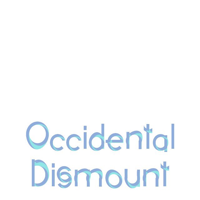 087/100
Today's bad font &quot;Occidental Dismount&quot; seems like it was also an accidental font creation. #The100DayProject #100DaysOfBadFonts