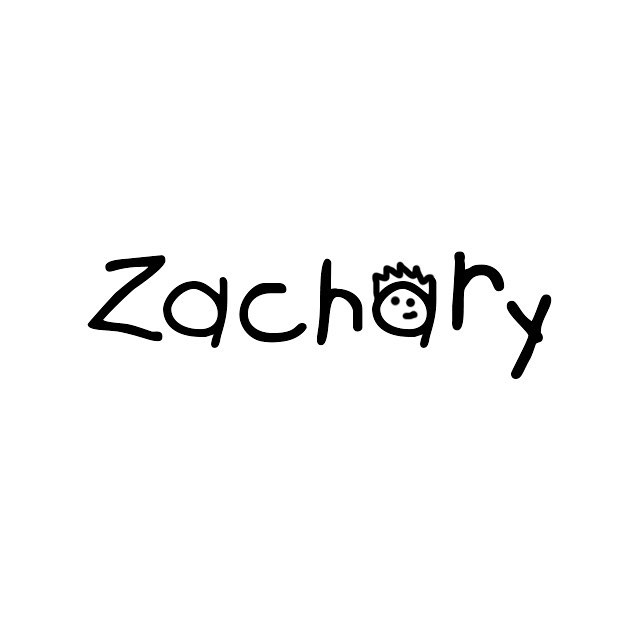 081/100
Today's bad font &quot;Zachary&quot; has at least some doodling capabilities. #The100DayProject #100DaysOfBadFonts