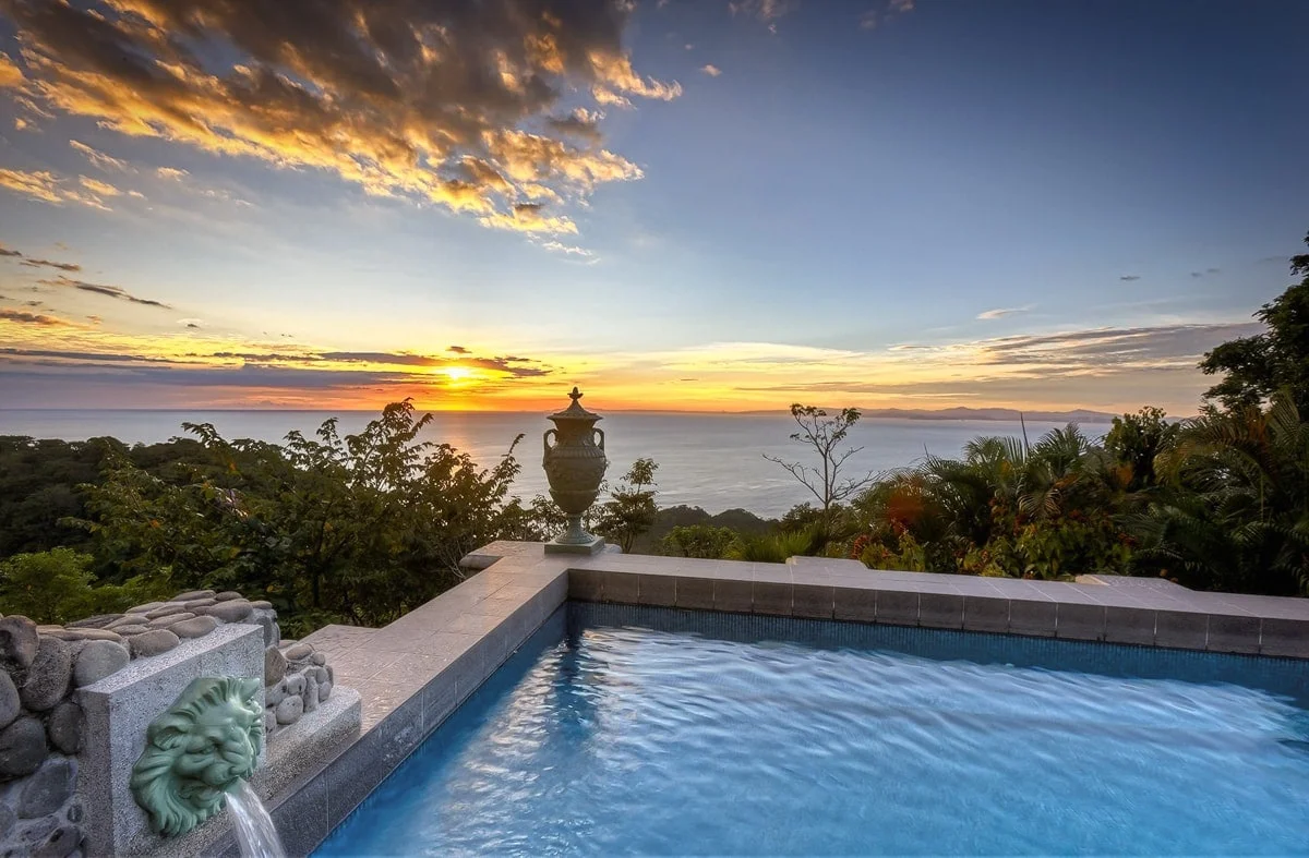 Imagine watching the sunset from this pool at Zephyr Palace the day after your wedding.