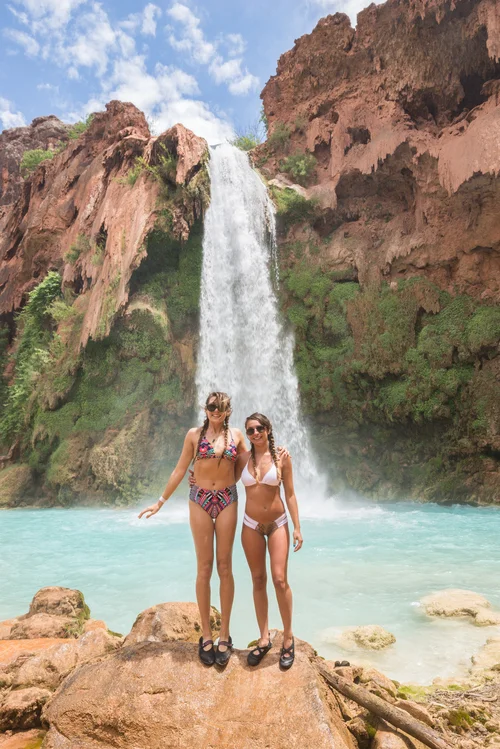 Andrea, Liz, and Havasu Falls