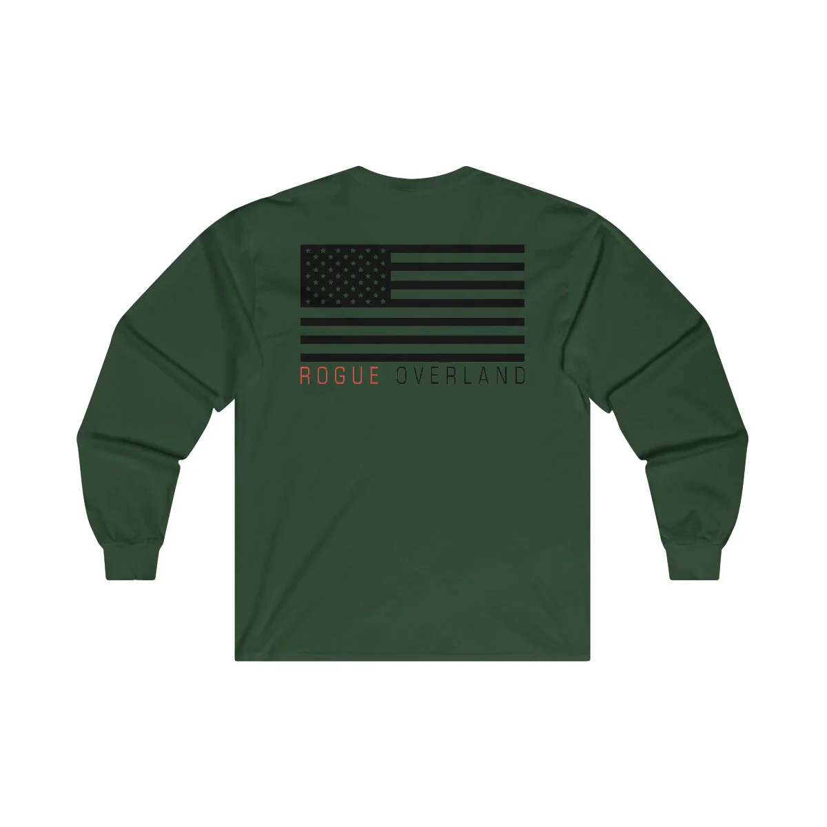 Small Line Logo & Flag Logo Long Sleeve Tee — Rogue Overland