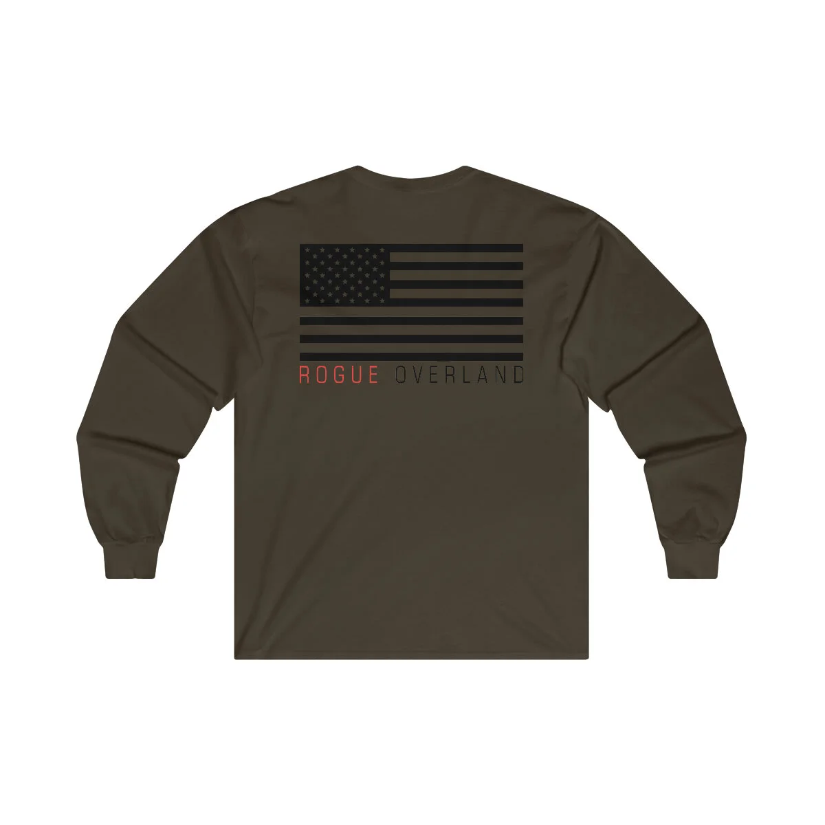 Small Line Logo & Flag Logo Long Sleeve Tee — Rogue Overland