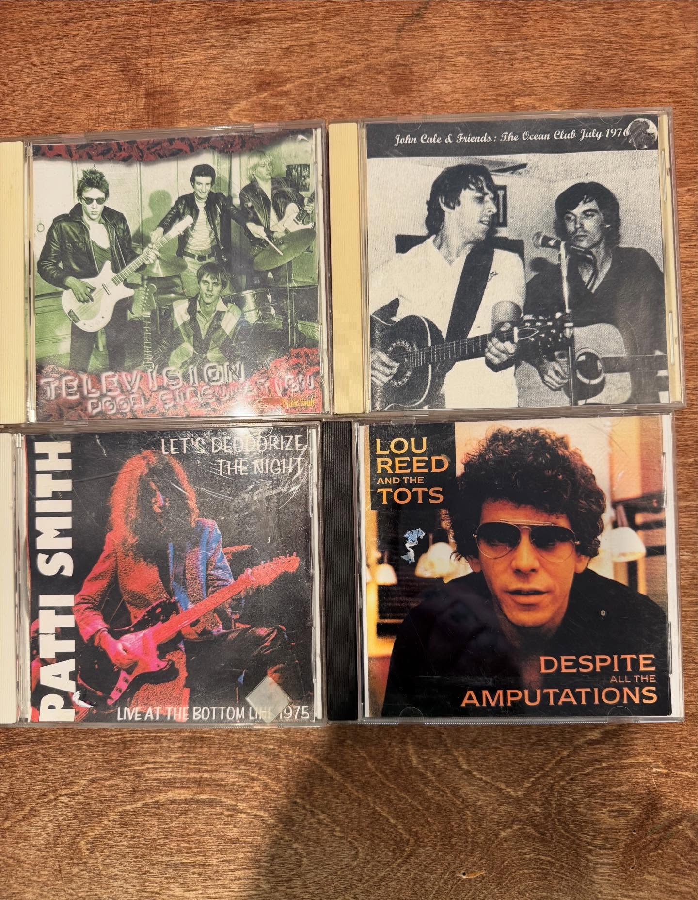 Lots of fun bootleg Cd&rsquo;s going out now.